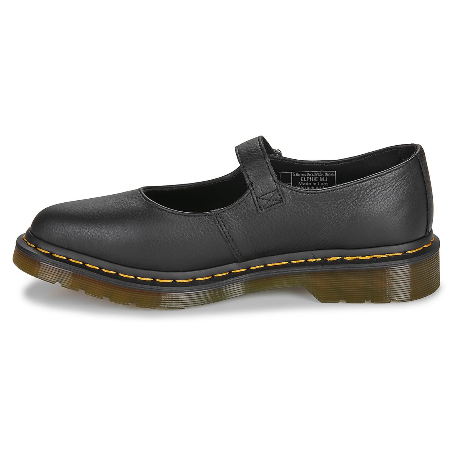 Dr. Martens Elphie MJ Leather Womens Shoes#color_black