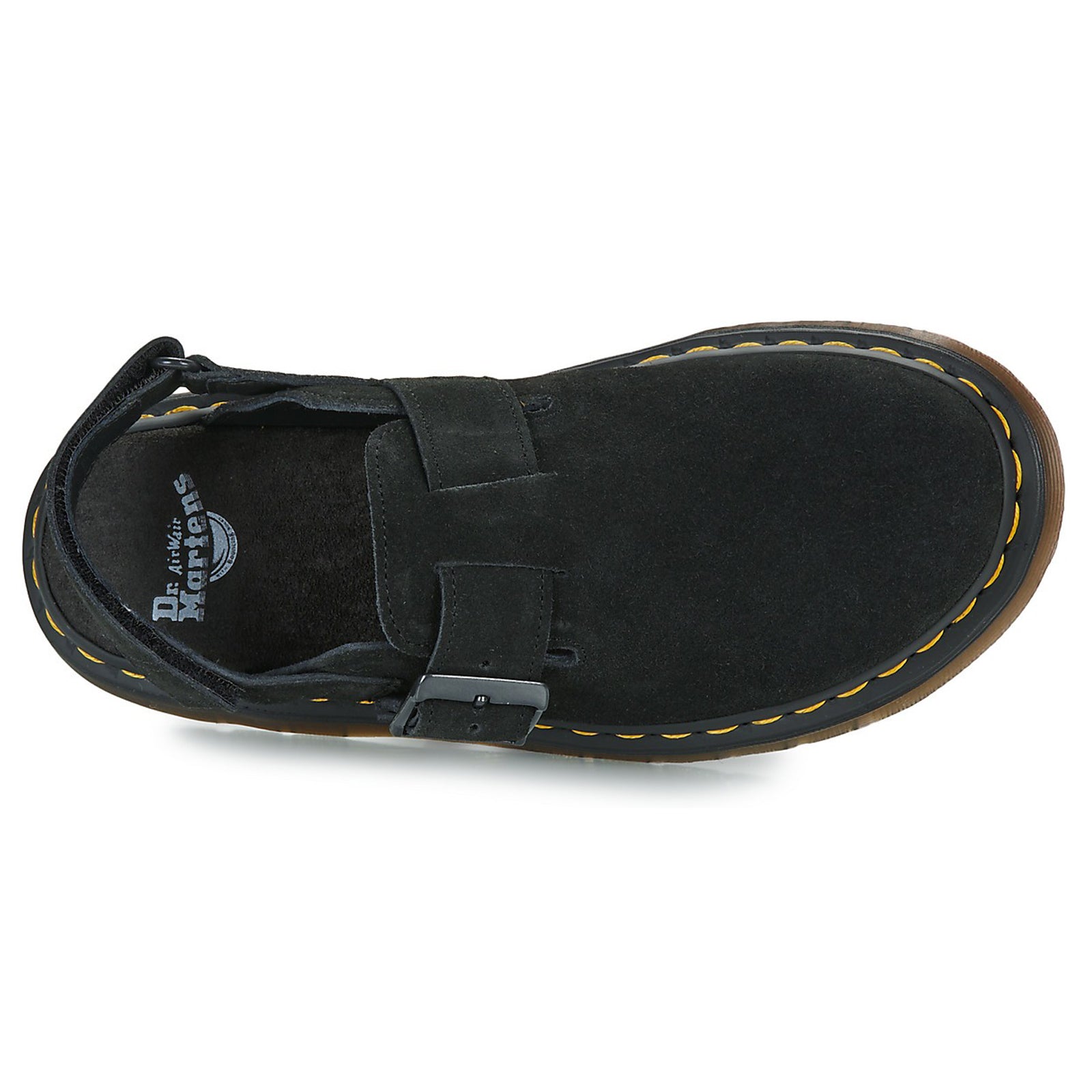 Dr. Martens Jorge II Suede Unisex Sandals#color_black