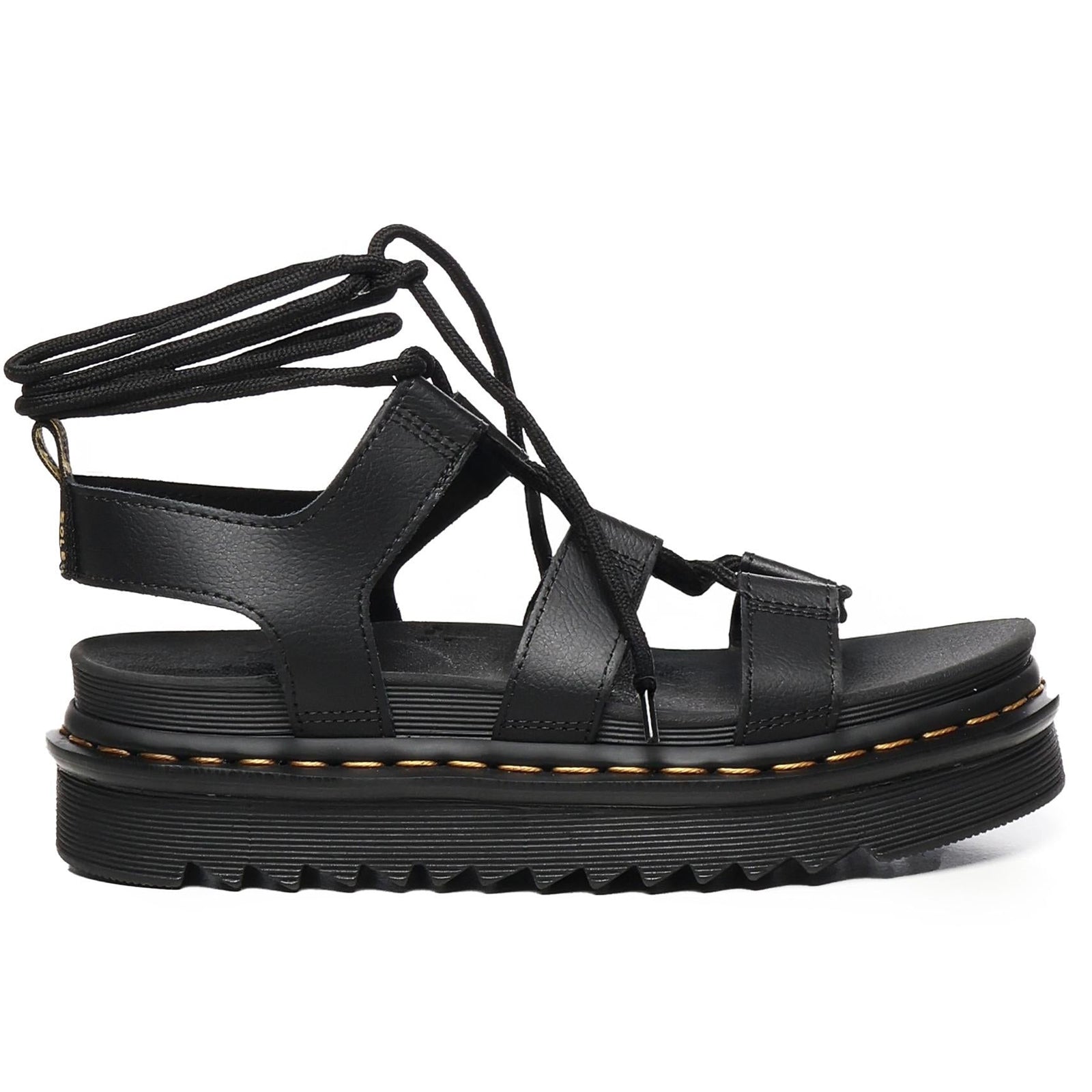 Dr. Martens Nartilla Athena Leather Womens Sandals#color_black
