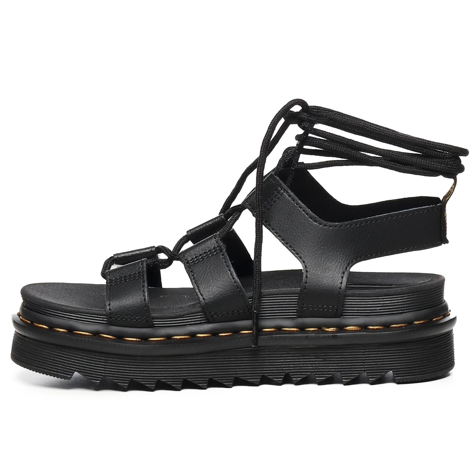 Dr. Martens Nartilla Athena Leather Womens Sandals#color_black