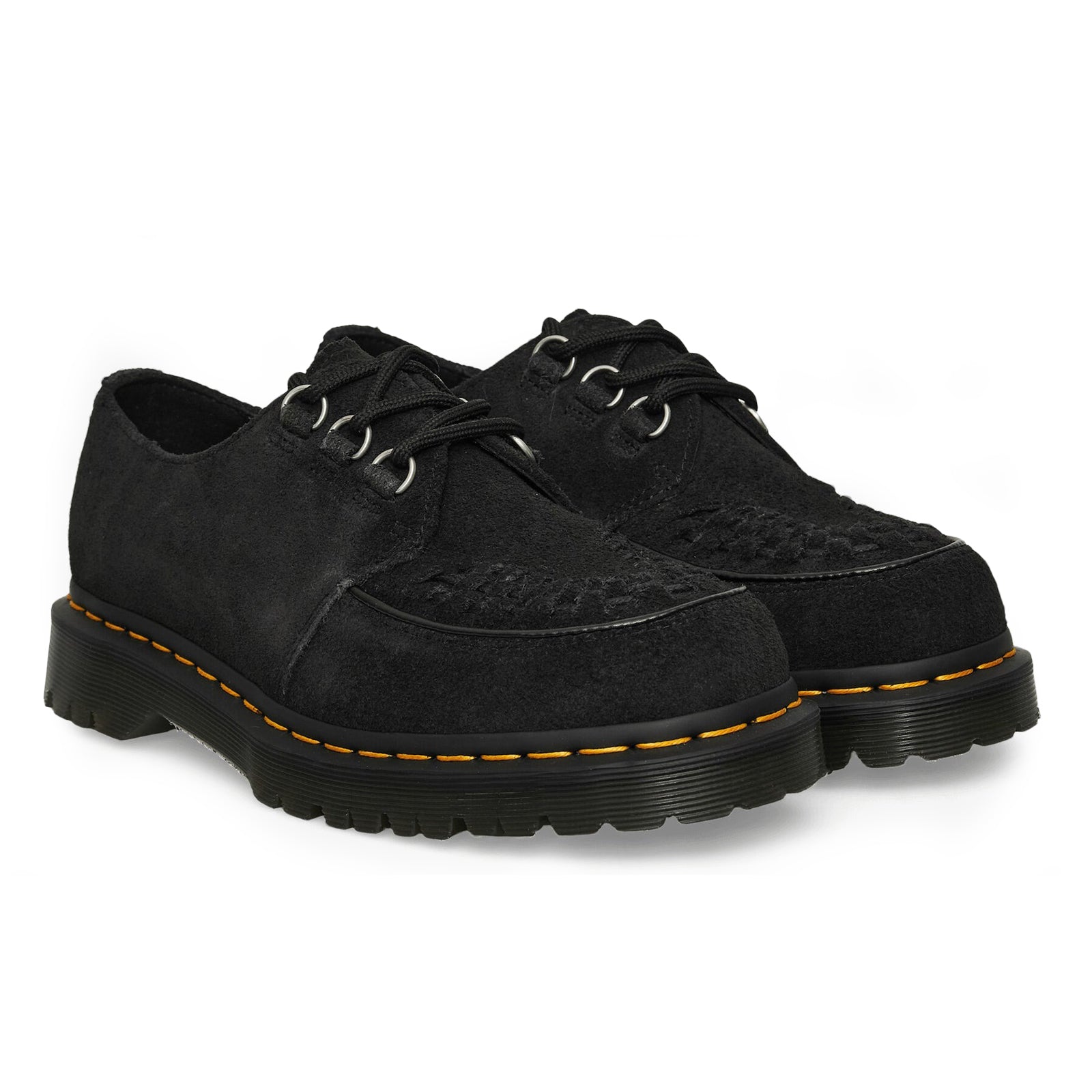 Dr. Martens Ramsey Suede Unisex Shoes#color_black