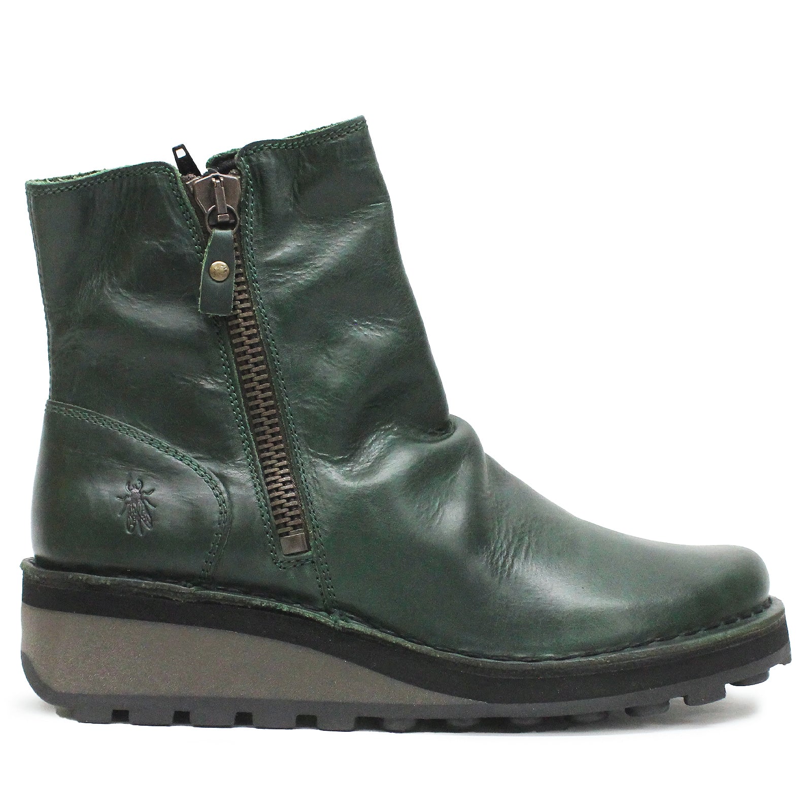 Fly London HOLE146FLY Rug Leather Womens Boots#color_petrol