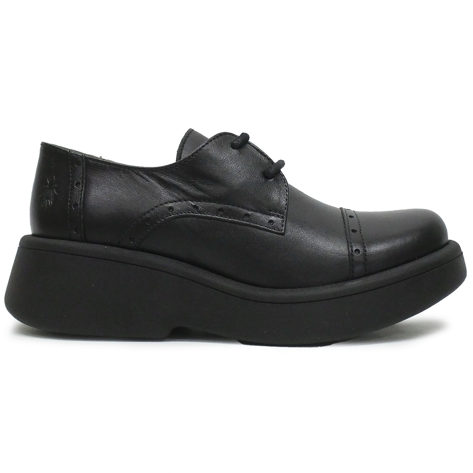 Fly London MIDU322FLY Dublin Leather Womens Shoes#color_black