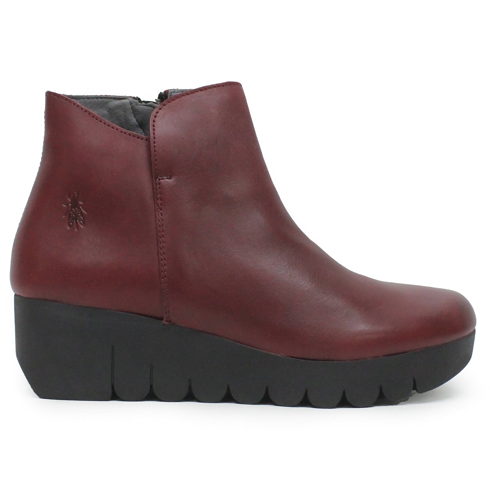 Fly London VANG364FLY Burn Leather Womens Boots#color_burgundy