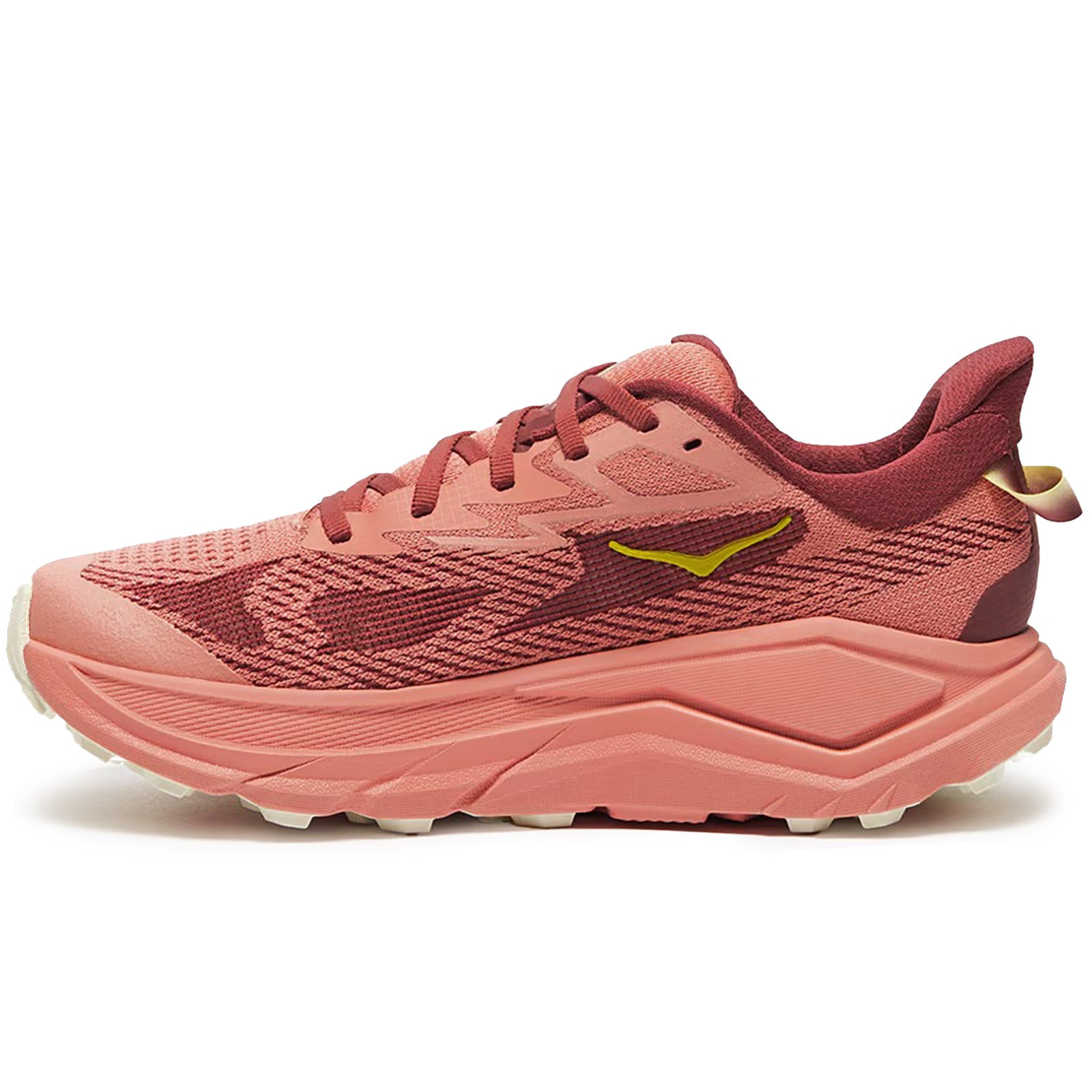 Hoka Challenger 8 Textile Synthetic Womens Trainers#color_blush dark cedar