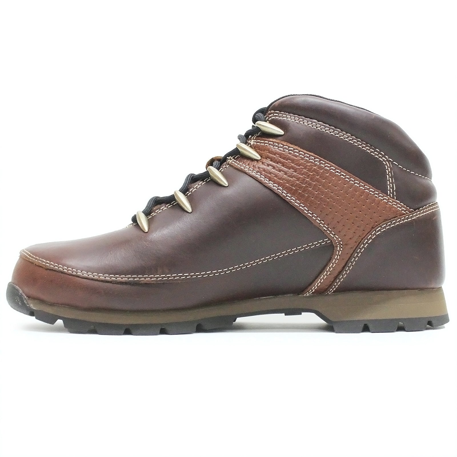 Timberland Euro Sprint Mid Lace Full Grain Leather Mens Boots#color_brown