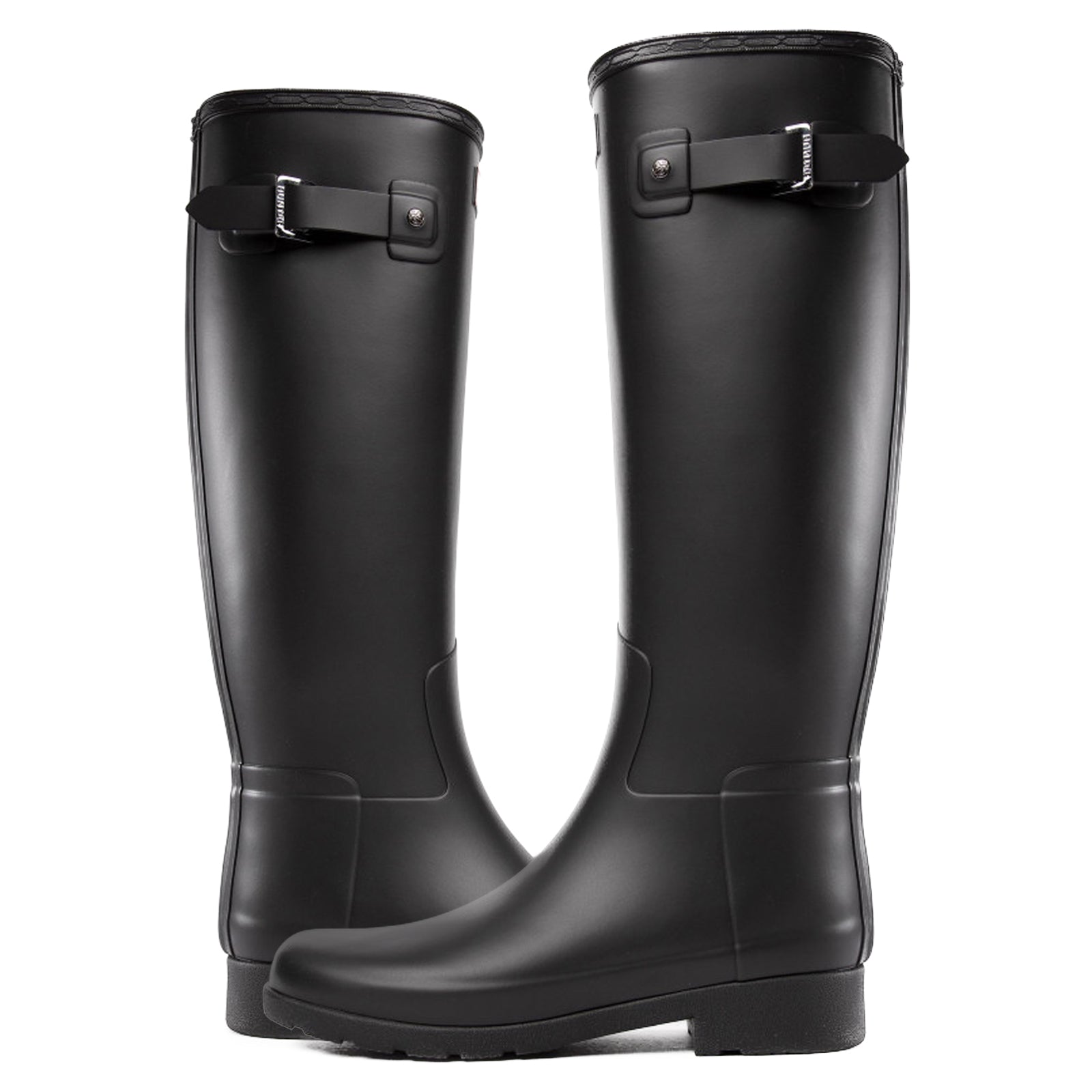 Hunter Original Refined Rubber Womens Boots#color_black black
