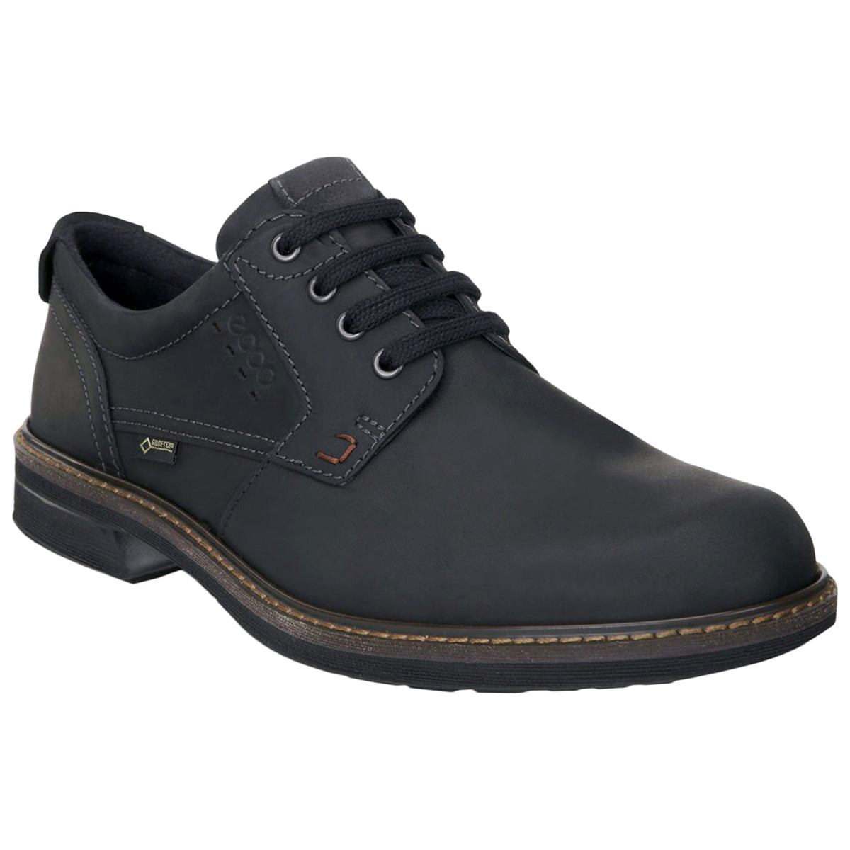 Ecco Turn Leather Mens Shoes#color_black