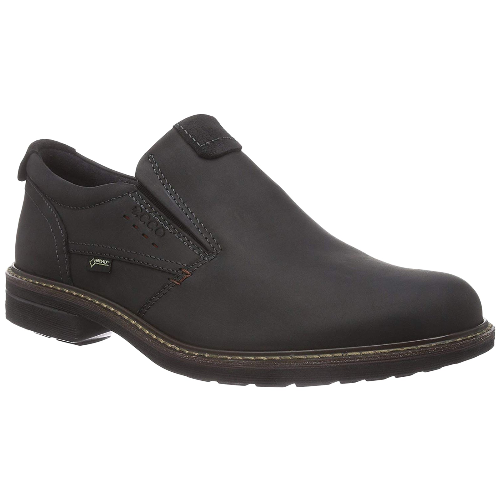 Ecco Turn Leather Mens Shoes#color_black