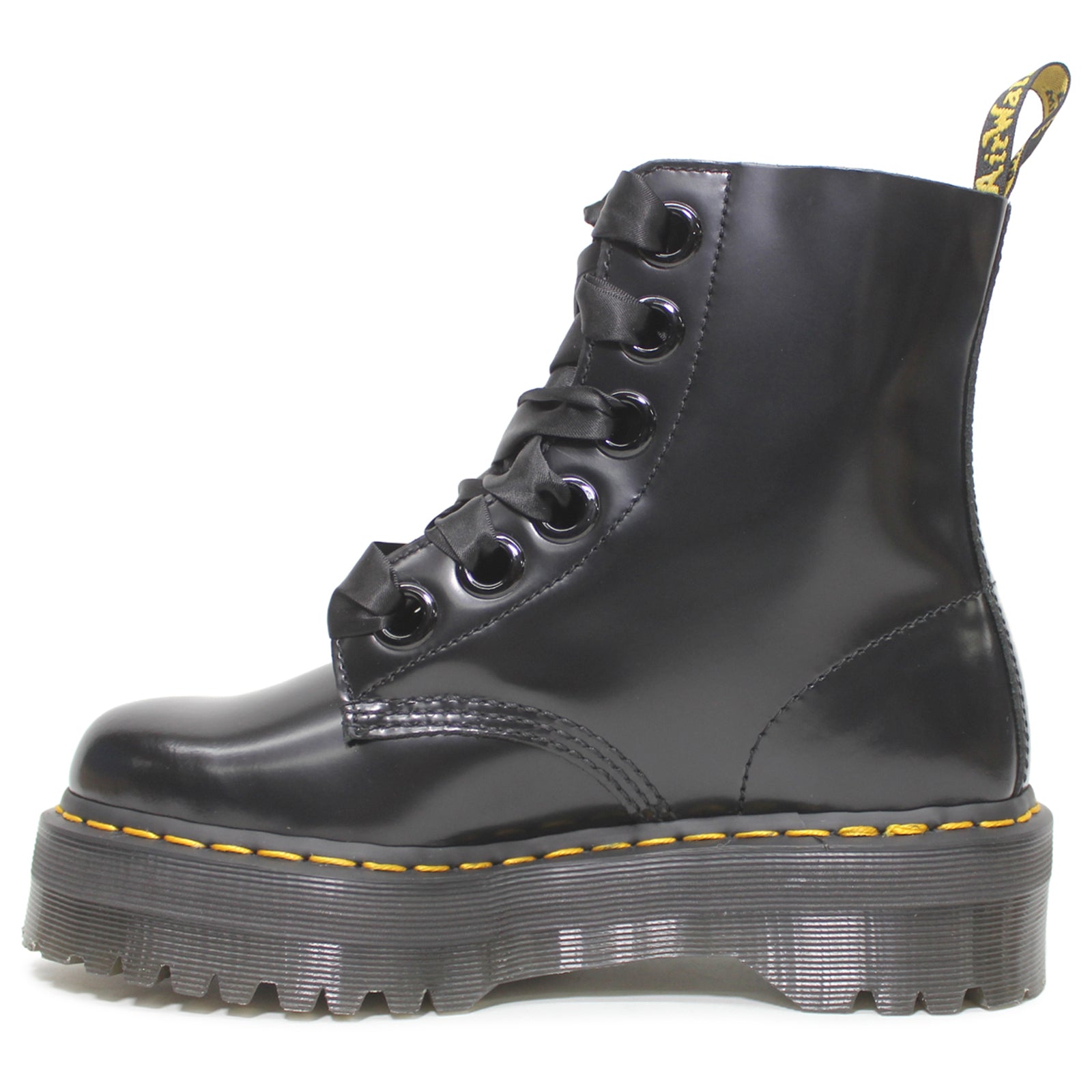 Dr.Martens Molly Buttero Leather Womens Boots#color_black