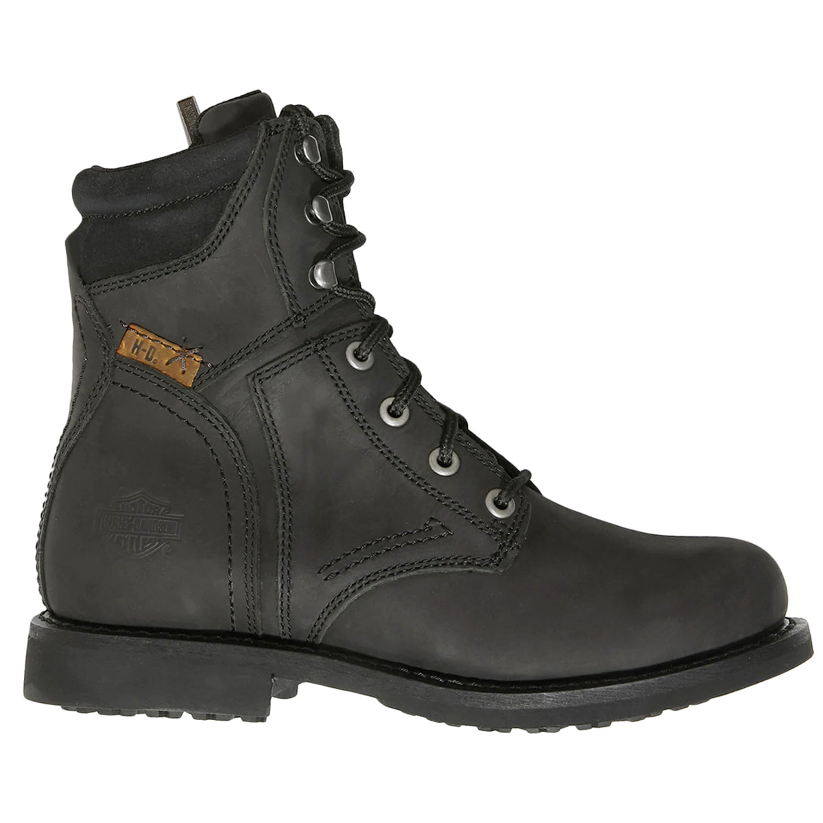 Harley Davidson Darnel Leather Mens Boots#color_black