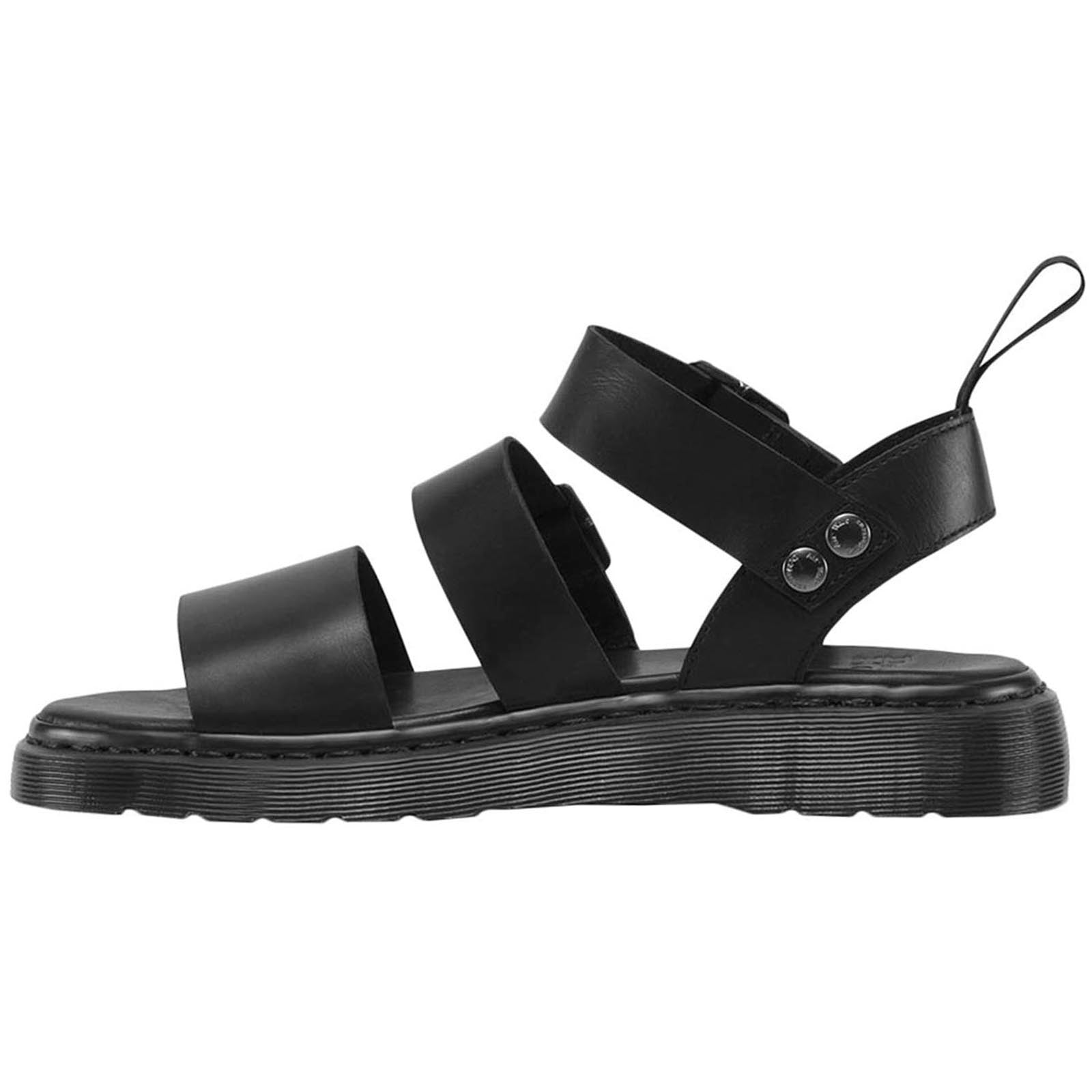 Dr. Martens Gryphon Brando Leather Unisex Sandals#color_black