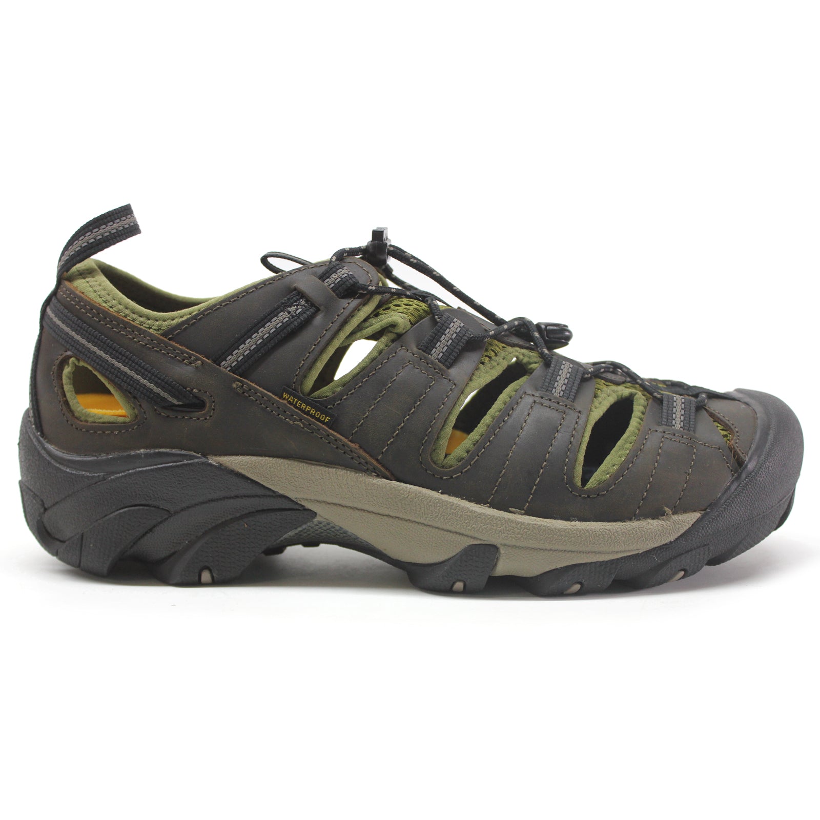Keen Arroyo II Leather Textile Mens Shoes#color_canteen black