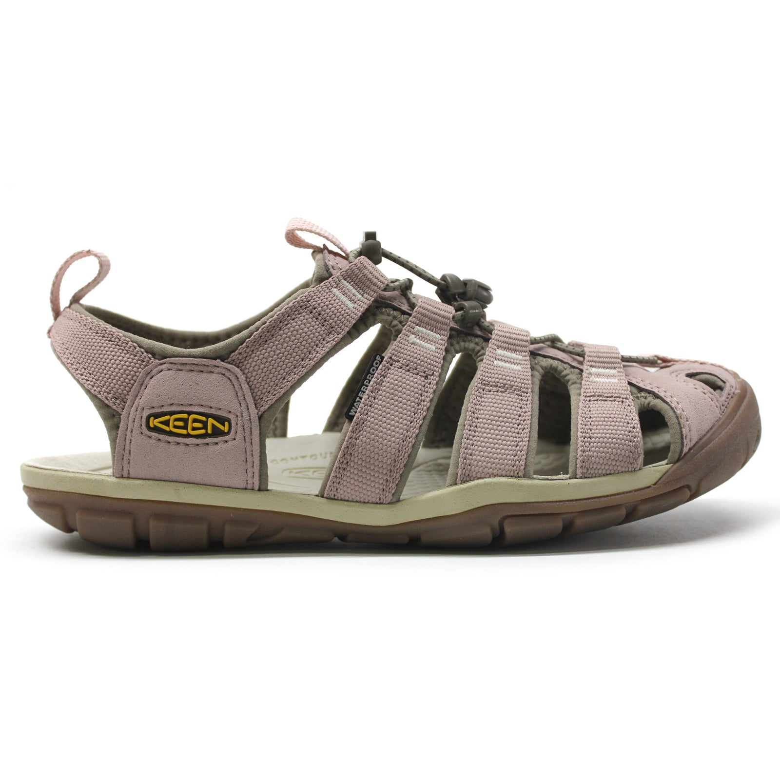 Keen Clearwater CNX Textile Womens Sandals#color_timberwolf fawn