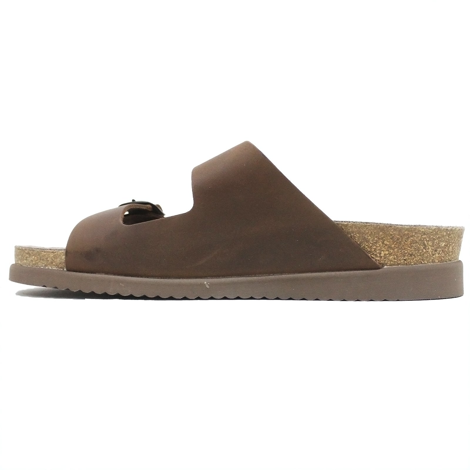 Mephisto Harmony Nubuck Womens Sandals#color_dark brown