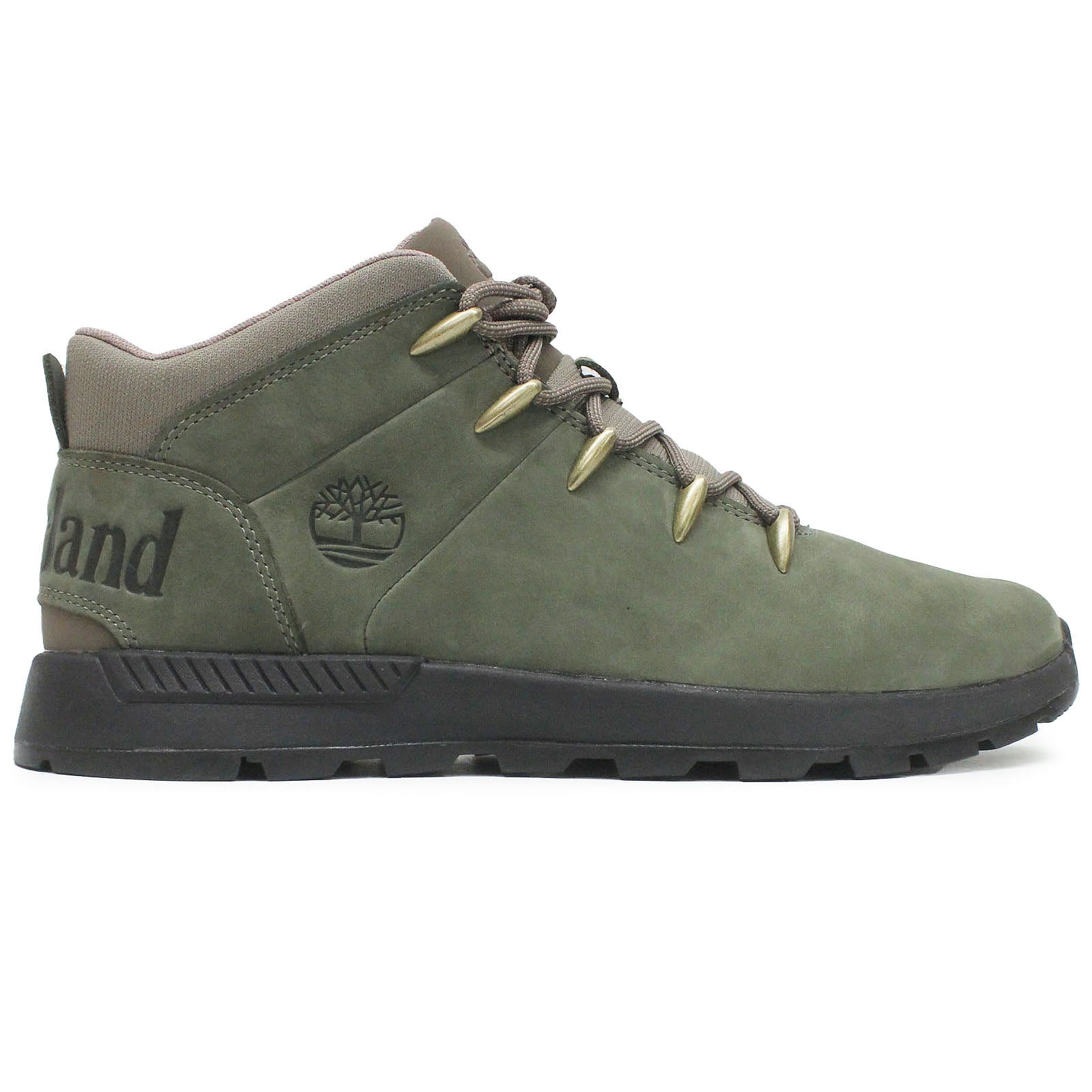 Timberland Sprint Trekker Mid Nubuck Mens Boots#color_dark green