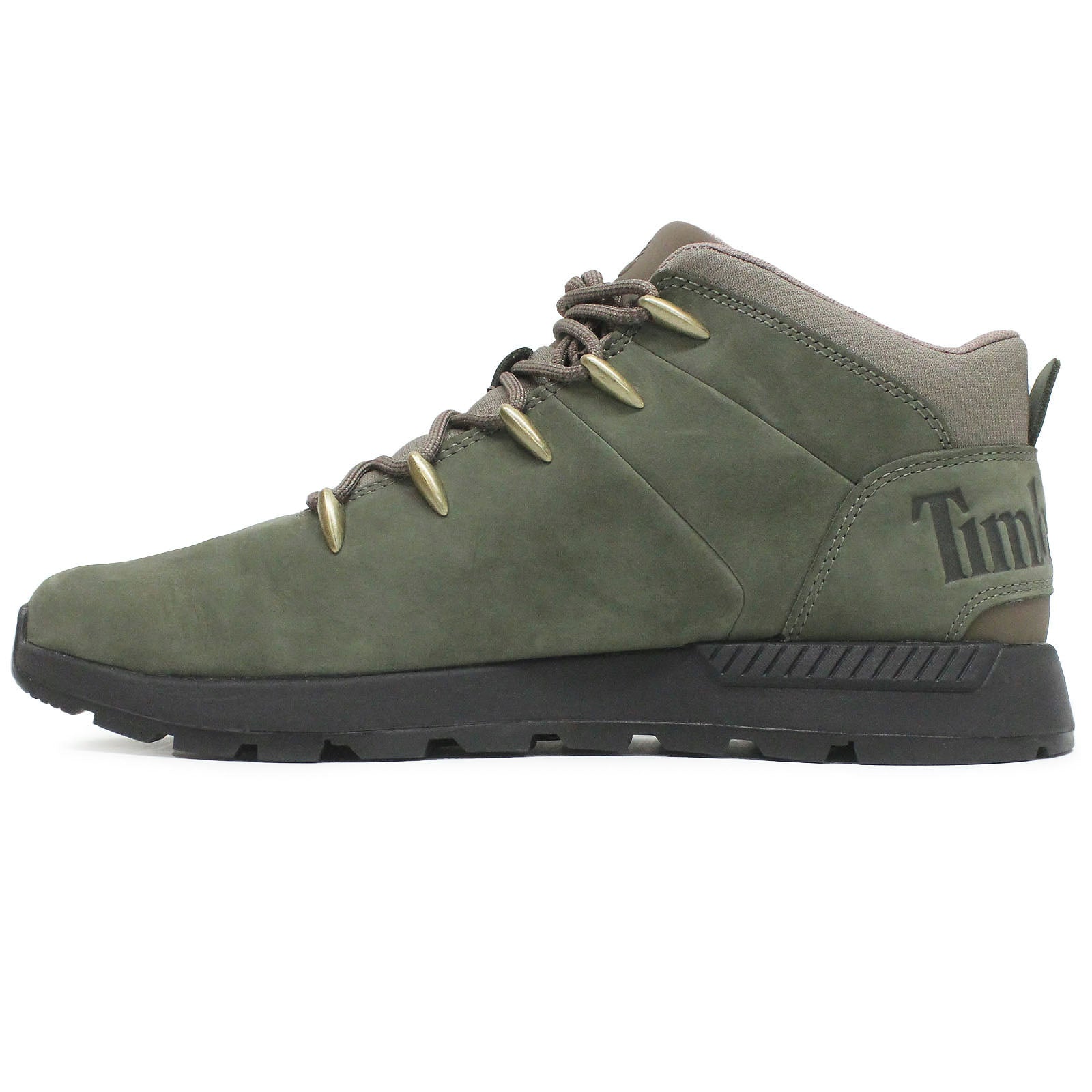 Timberland Sprint Trekker Mid Nubuck Mens Boots#color_dark green