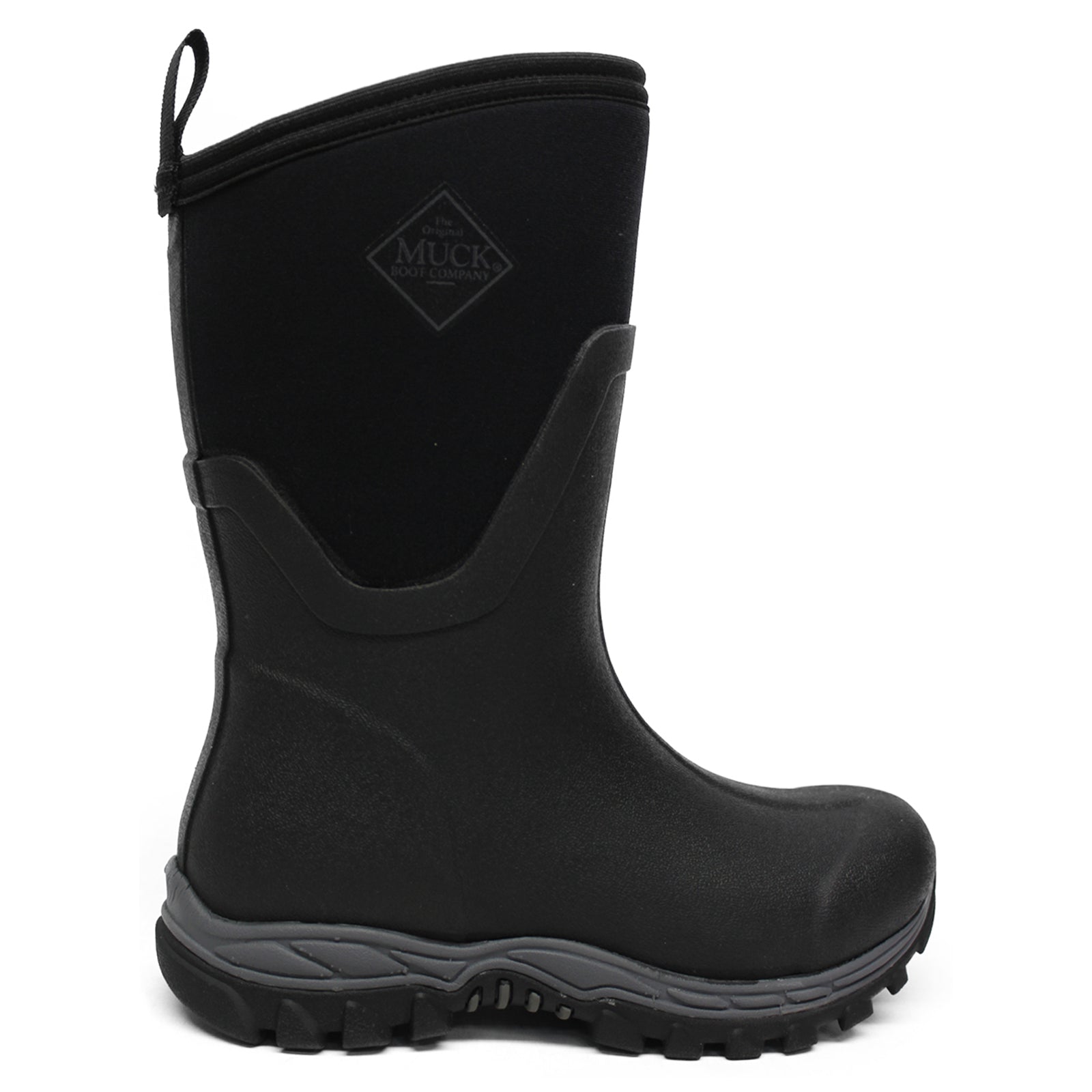 Muck Boot Arctic Sport II Mid Synthetic Textile Womens Boots#color_black black