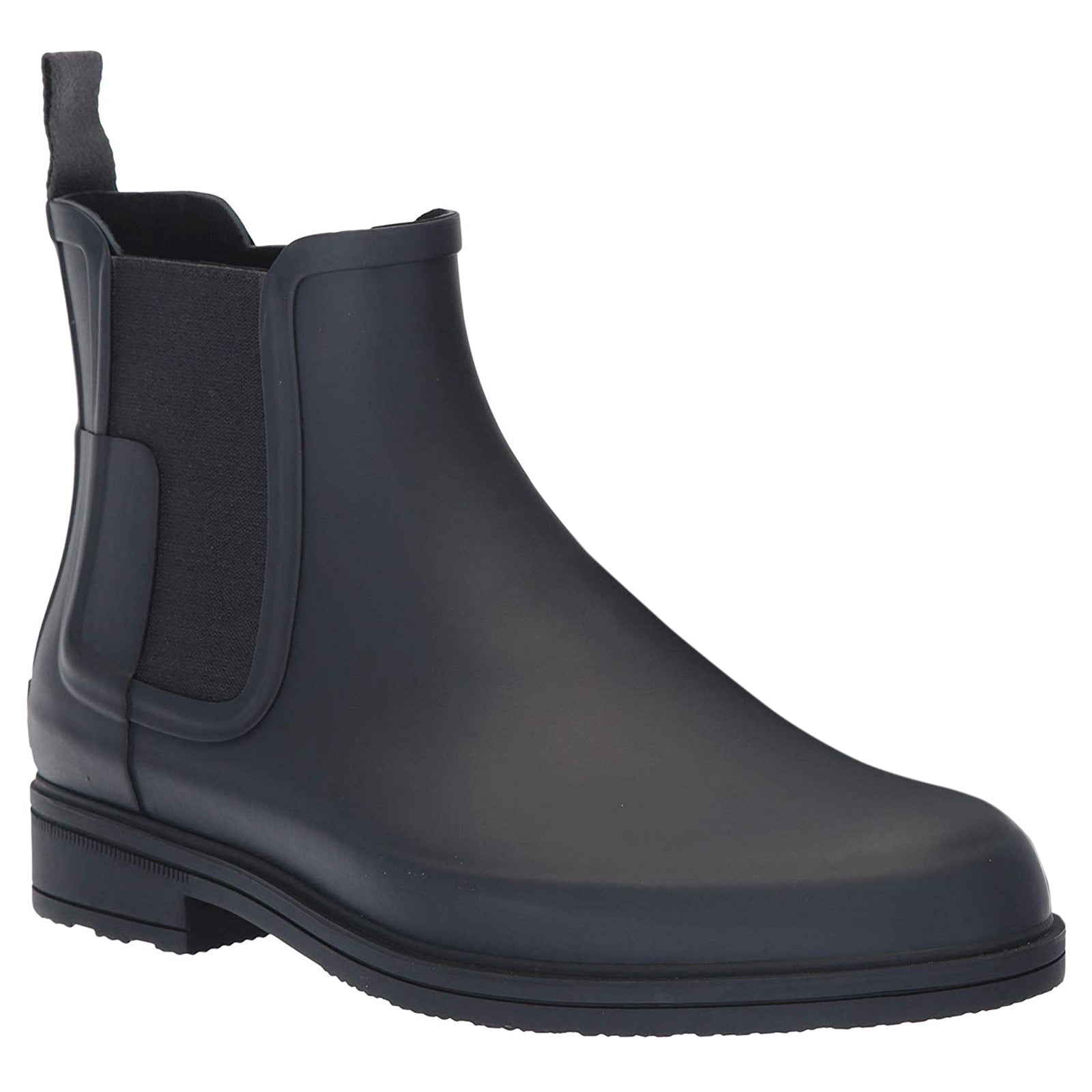 Hunter Original Refined Chelsea Rubber Womens Boots#color_navy