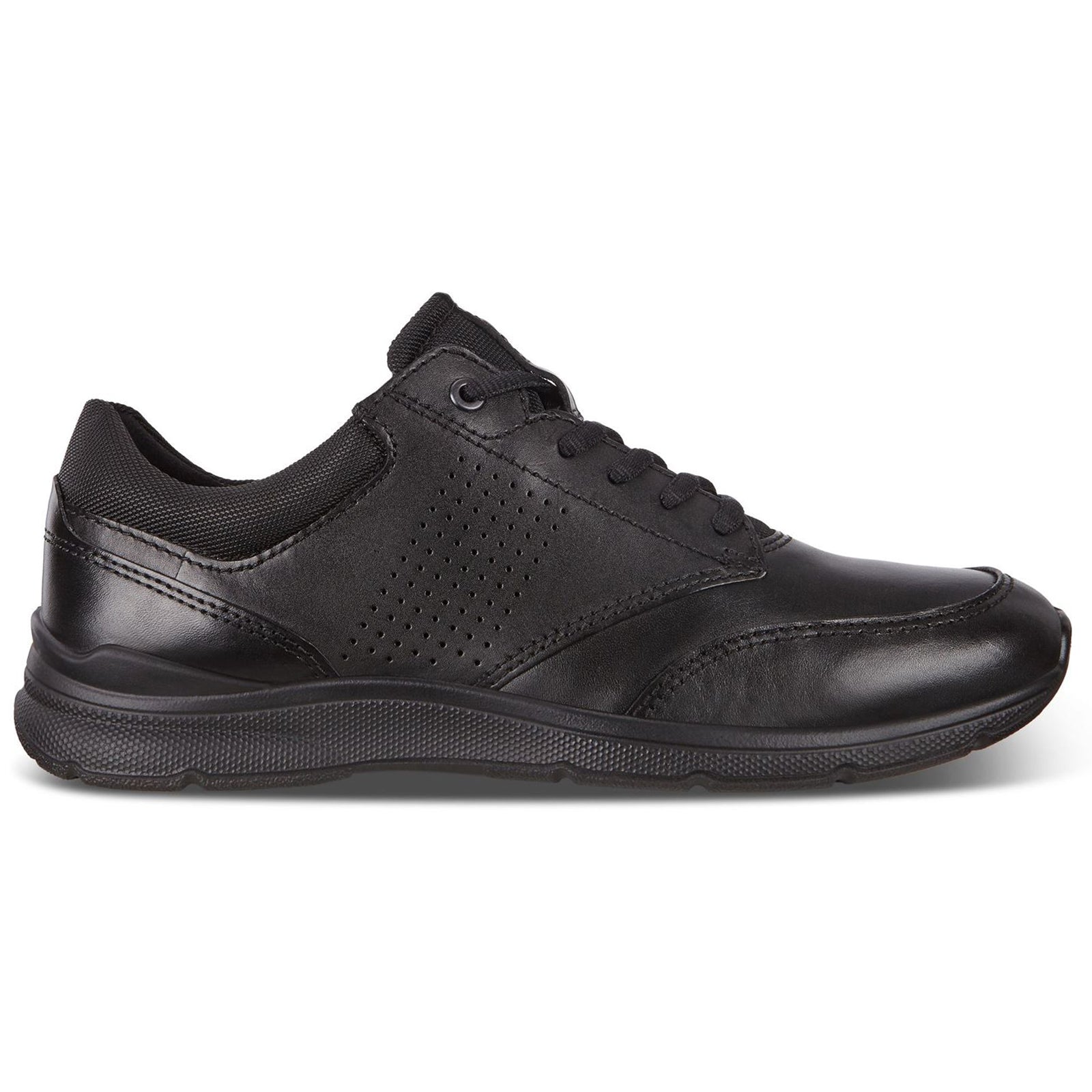 Ecco Irving 511734 Leather Mens Trainers#color_black
