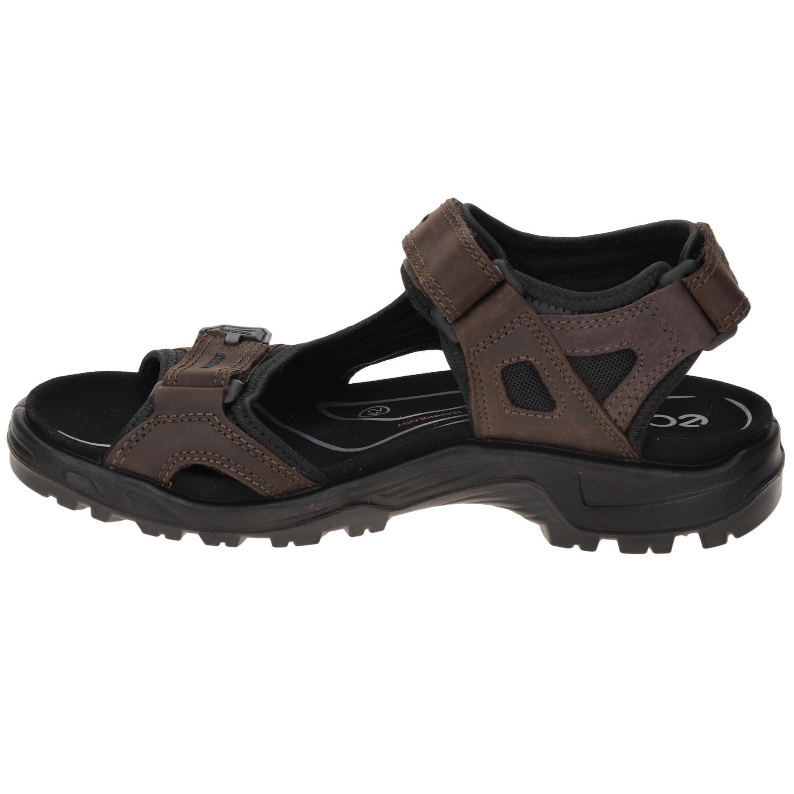 Ecco Offroad 069564 Nubuck Leather Mens Sandals#color_mocha mocha