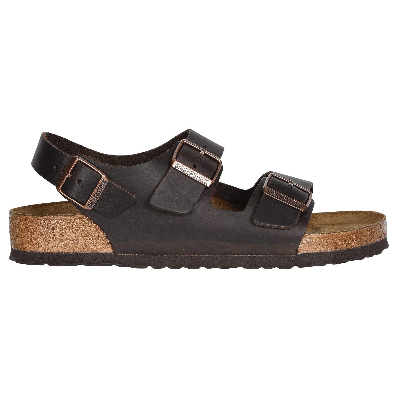 Birkenstock Milano BS Waxy Leather Unisex Sandals#color_habana