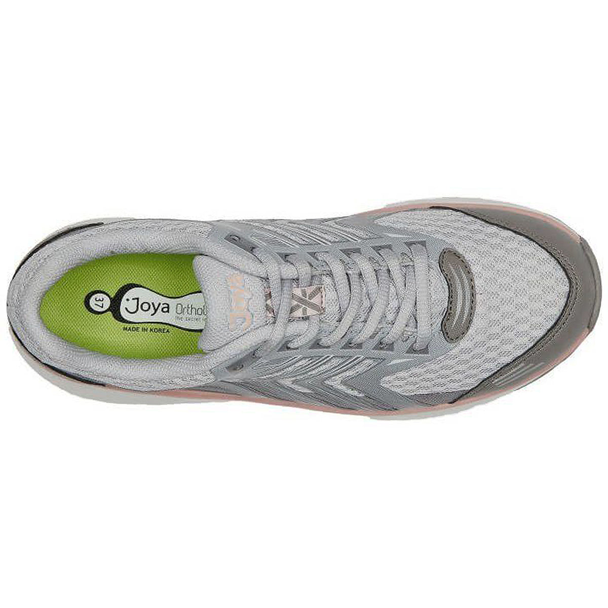Joya Electra Textile Womens Trainers#color_light grey