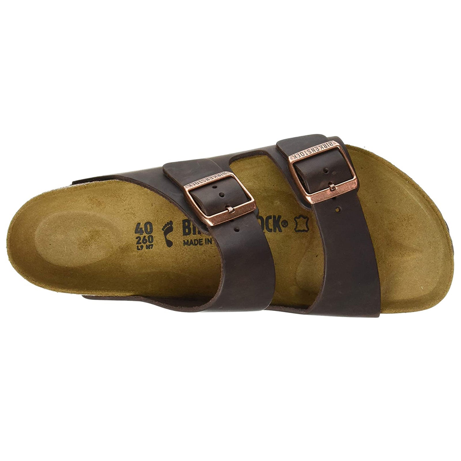 Birkenstock Arizona BS N Waxy Leather Unisex Sandals#color_habana