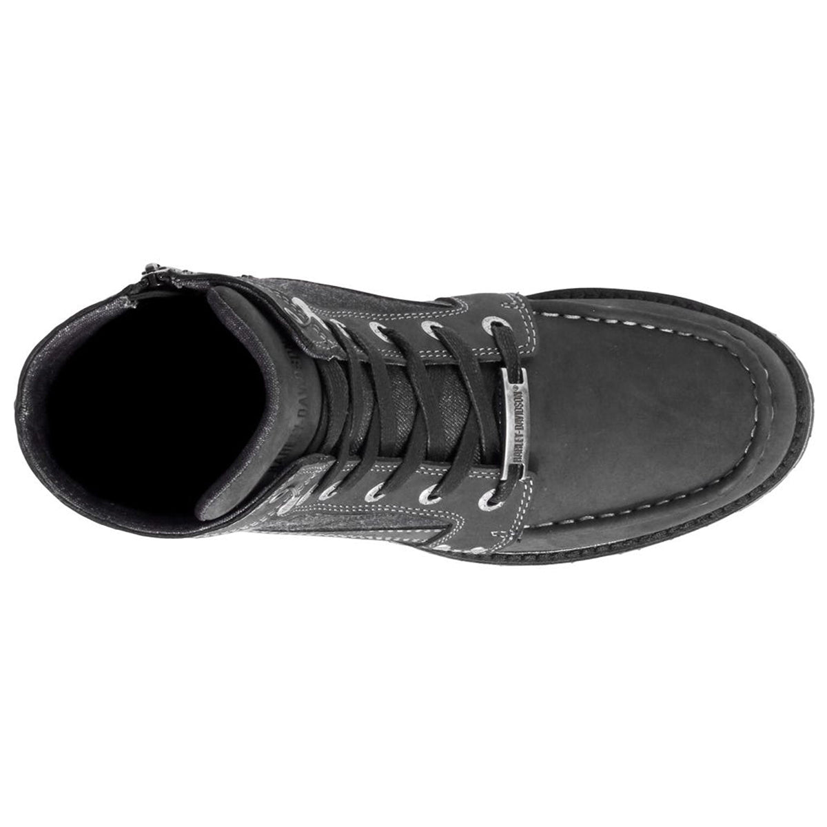 Harley Davidson Dowling Nubuck Mens Boots#color_black