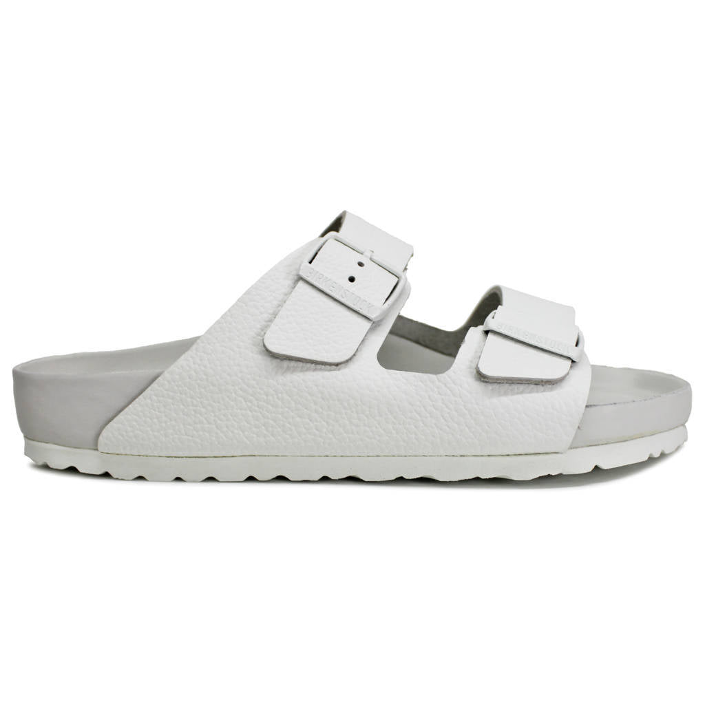 Birkenstock Arizona BS Natural Leather Unisex Sandals#color_white white