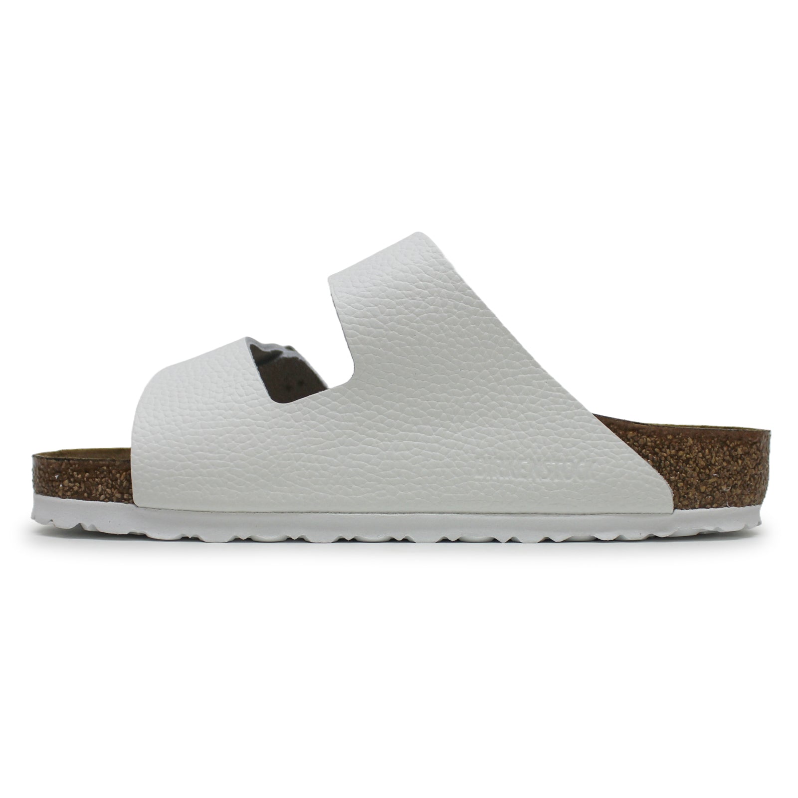 Birkenstock Arizona BS Natural Leather Unisex Sandals#color_white brown