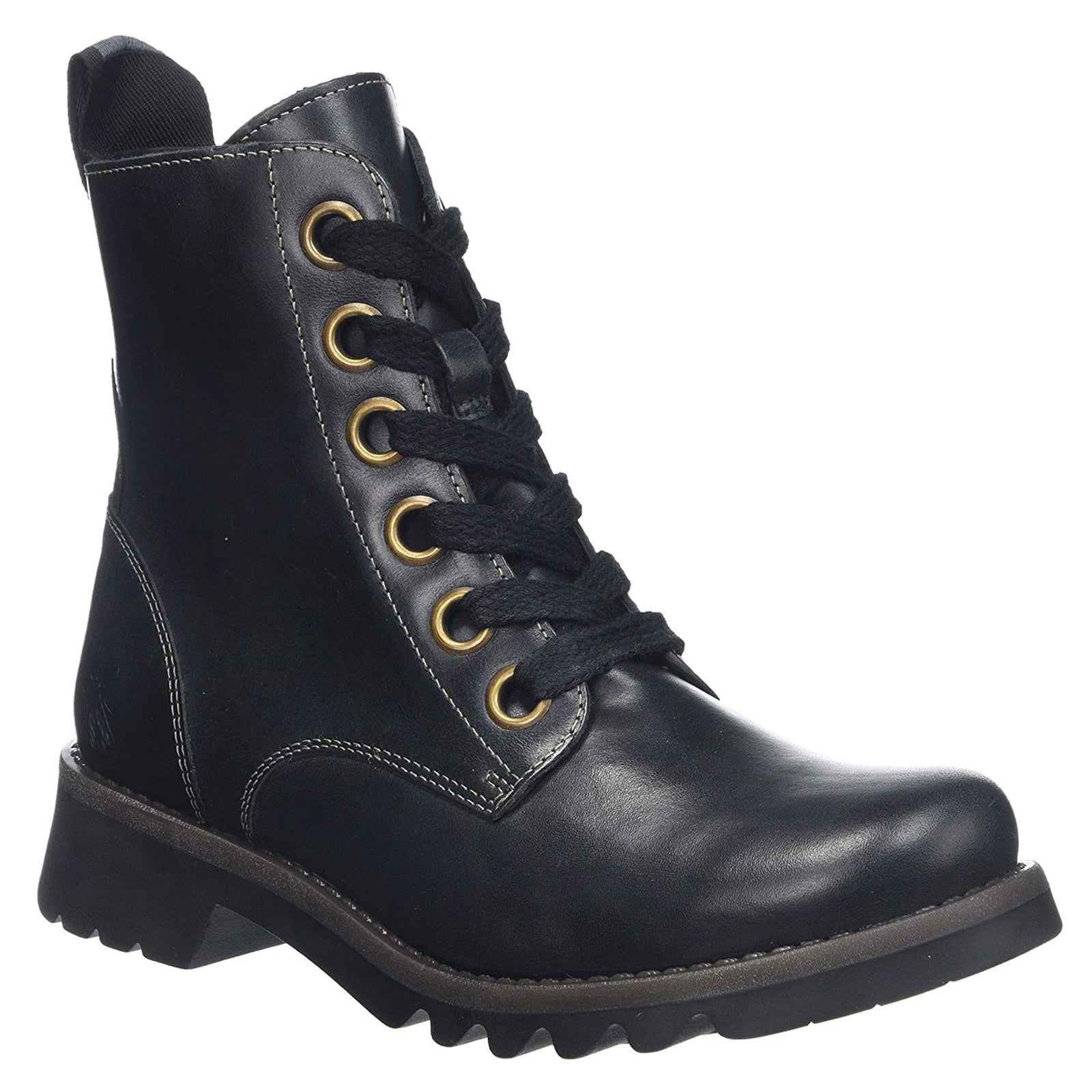 Fly London RAGI539FLY Stivali Alla Moda Donna, Colore Argento, Tacco Comodo - Numero 36 - 2