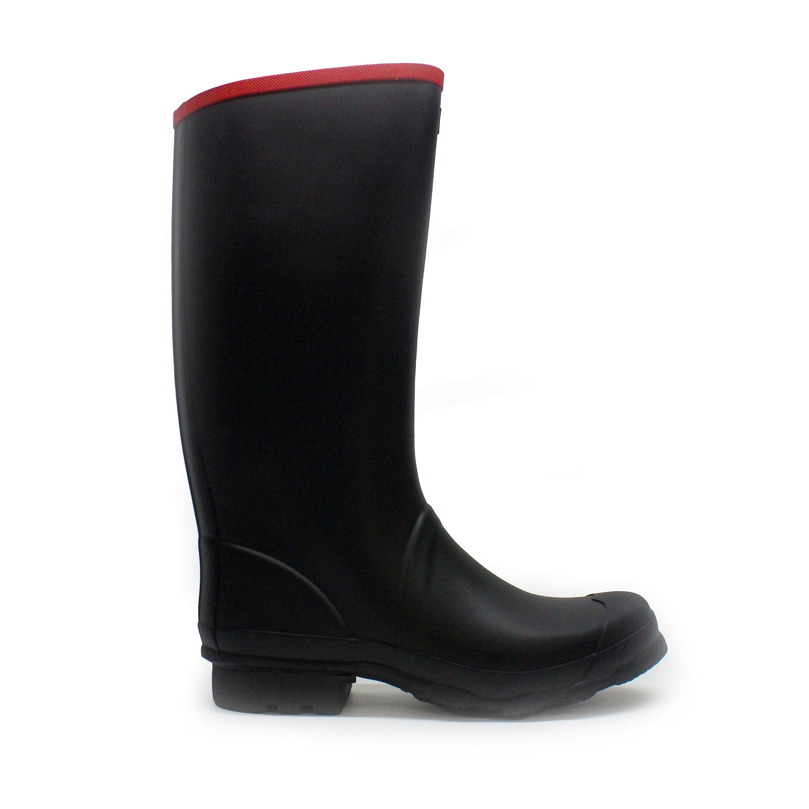 Hunter Argyll Full Knee Rubber Unisex Boots#color_black black