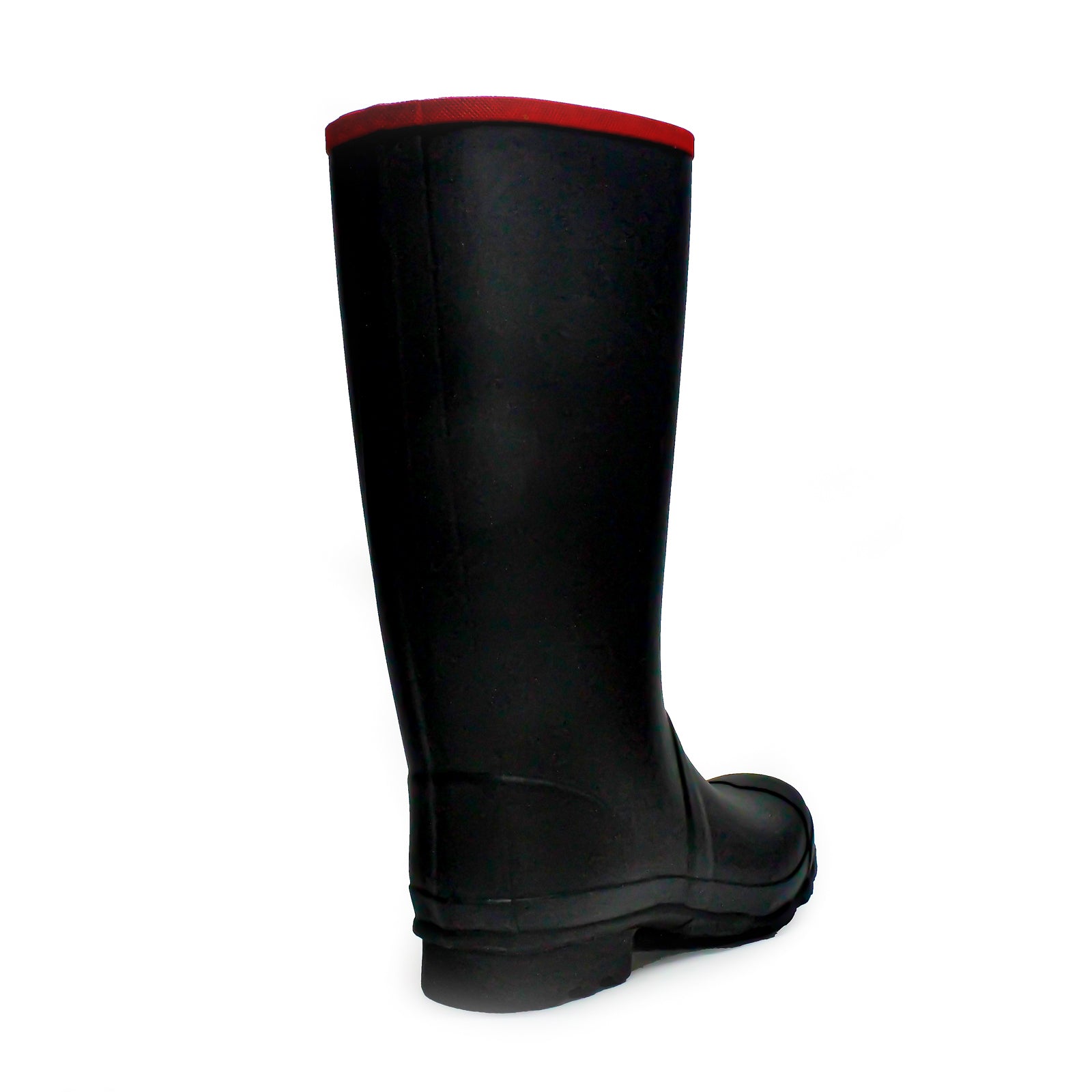 Hunter Argyll Full Knee Rubber Unisex Boots#color_black black