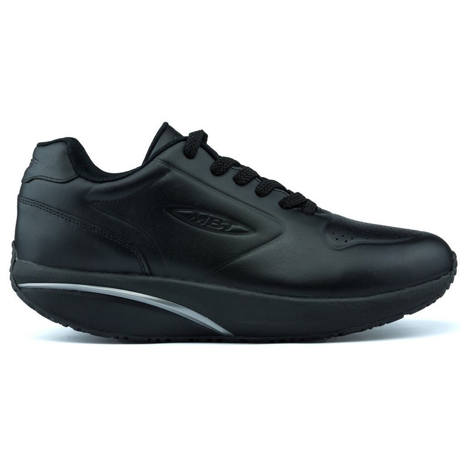 MBT 1997 Leather Womens Trainers#color_black