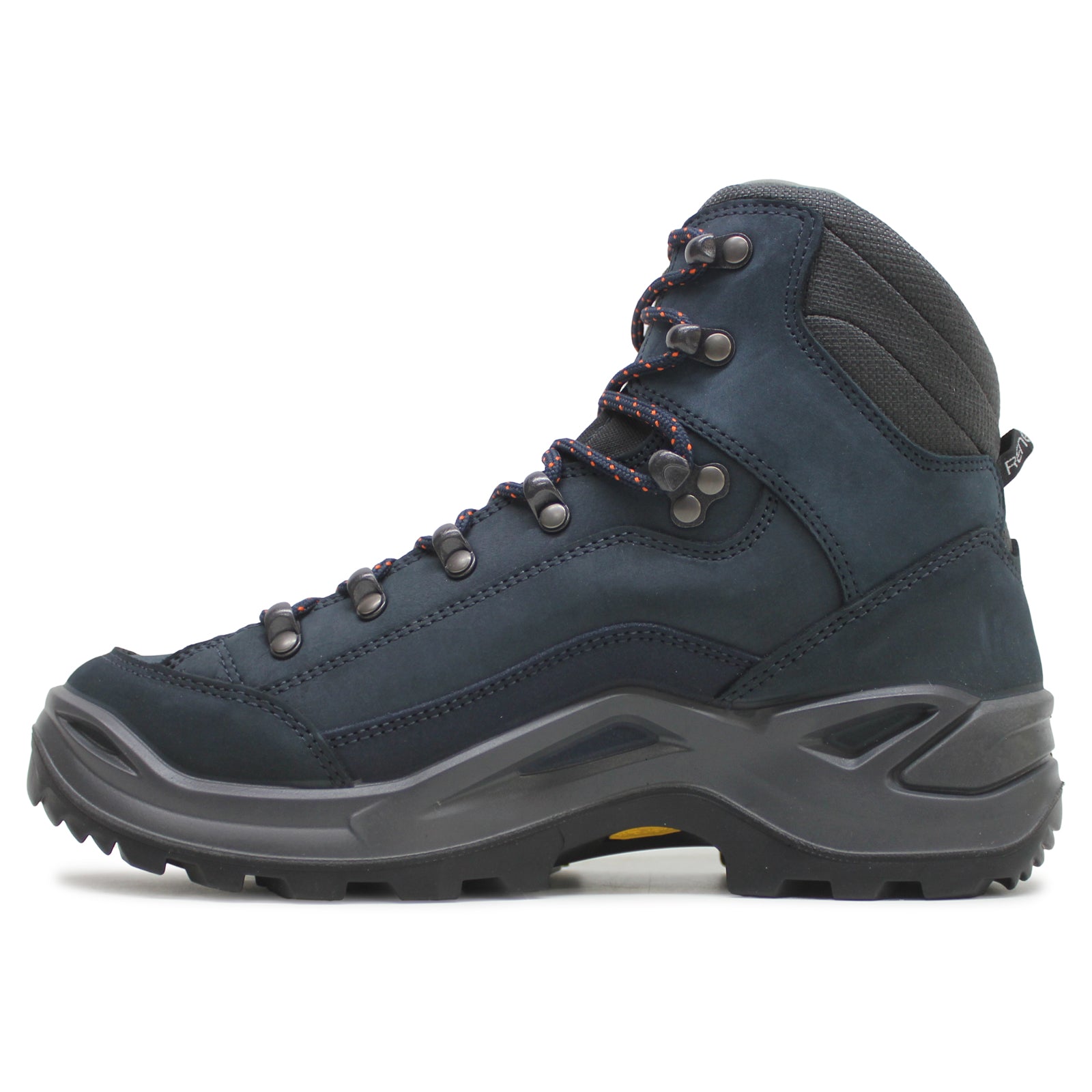 Lowa Renegade LL MID Nubuck Mens Boots#color_dark blue orange