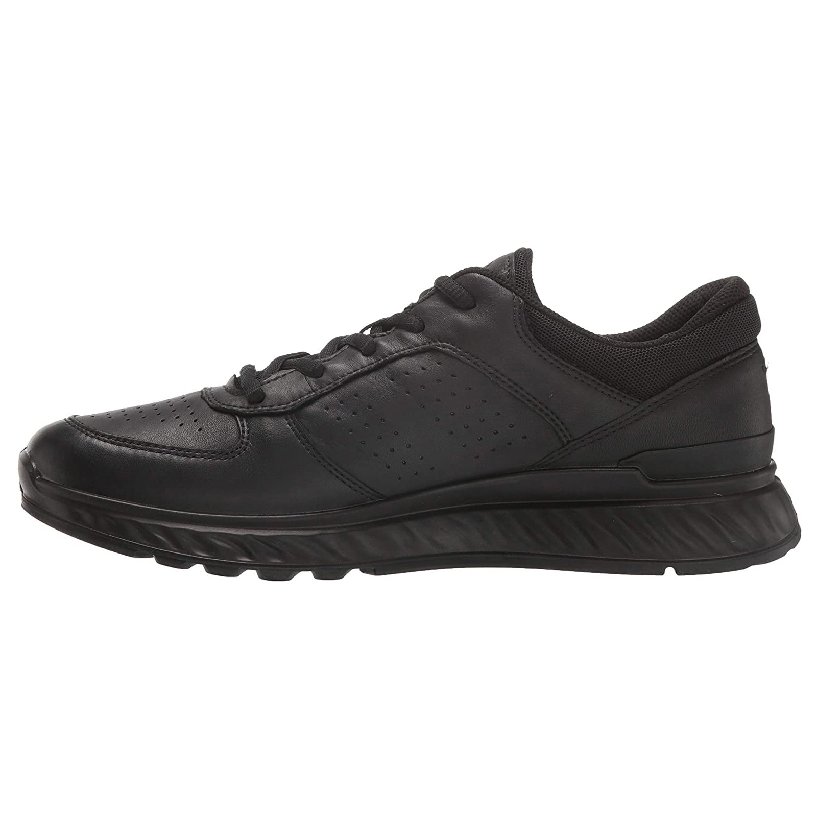 Ecco Exostride 835313 Leather Womens Trainers#color_black