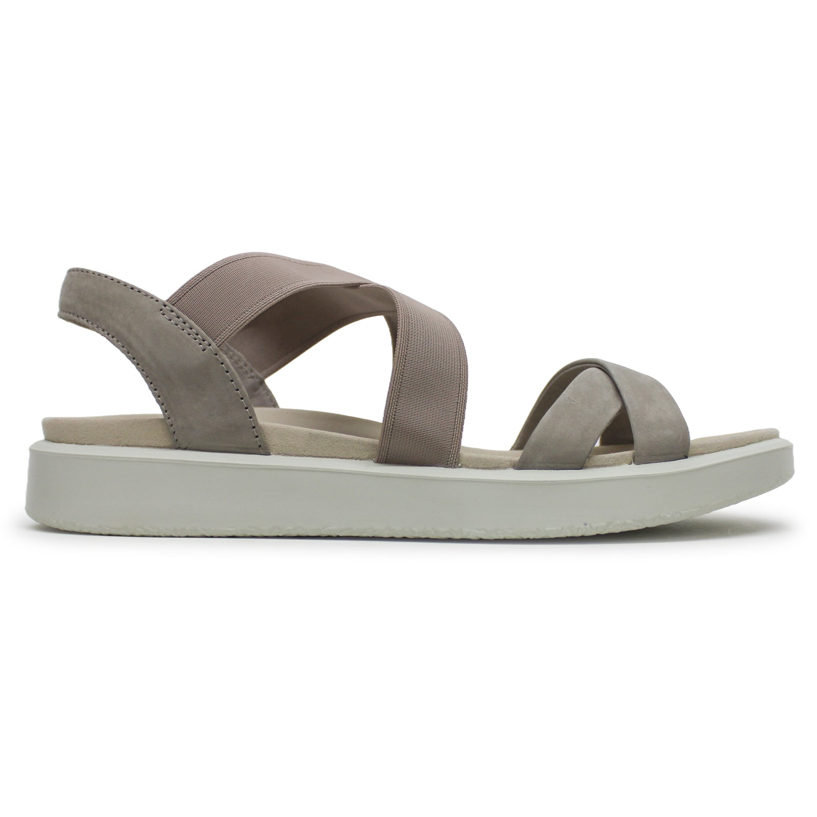 Ecco Flowt 273643 273643-02386 Leather Womens Sandals - Grey Rose - 37#color_grey rose