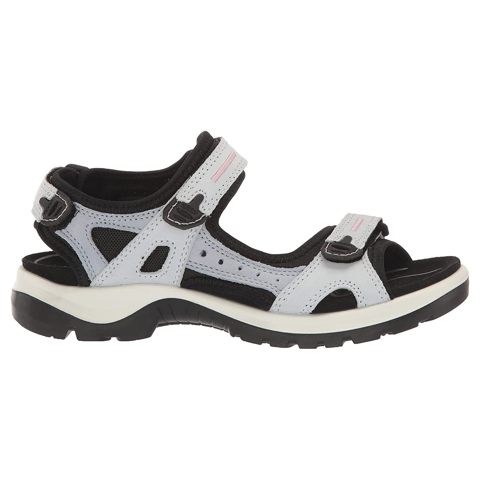 Ecco Offroad 069563 Leather Textile Womens Sandals#color_air dusty blue