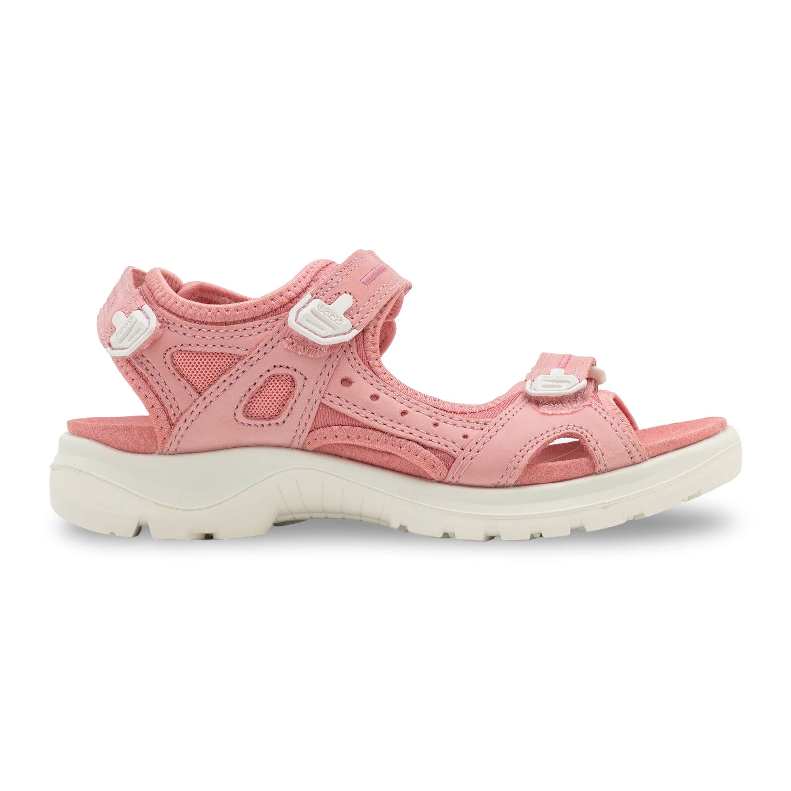 Ecco Offroad 069563 Leather Textile Womens Sandals#color_old rose