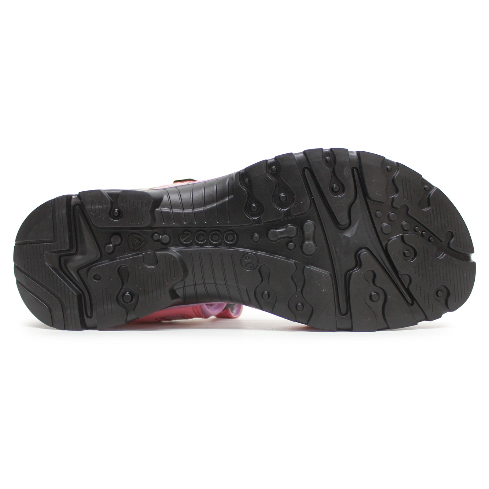 Ecco Offroad 822083 Leather Womens Sandals#color_multicolor lavender mist