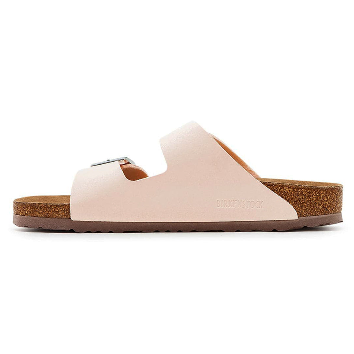 Birkenstock Arizona BS Vegan Birko-Flor Nubuck Unisex Sandals#color_light rose