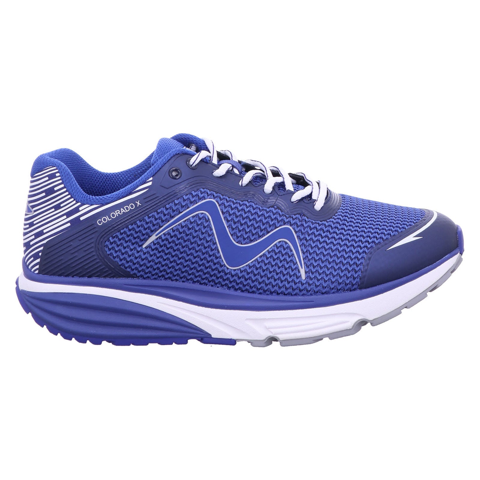 MBT Colorado X Synthetic Leather Mens Trainers#color_navy