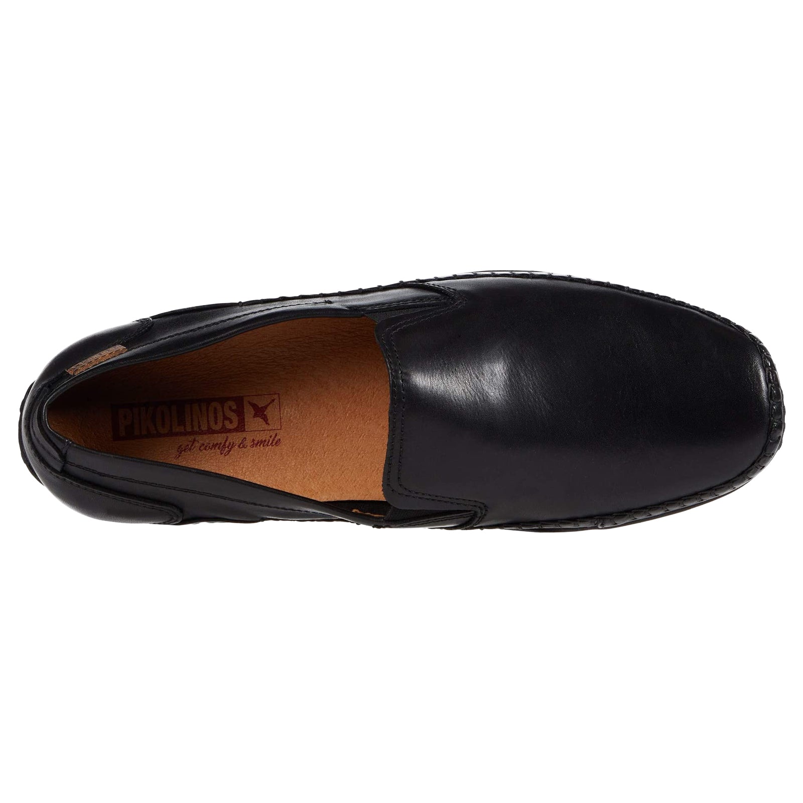 Pikolinos Azores 06H-5303 Leather Mens Shoes#color_black