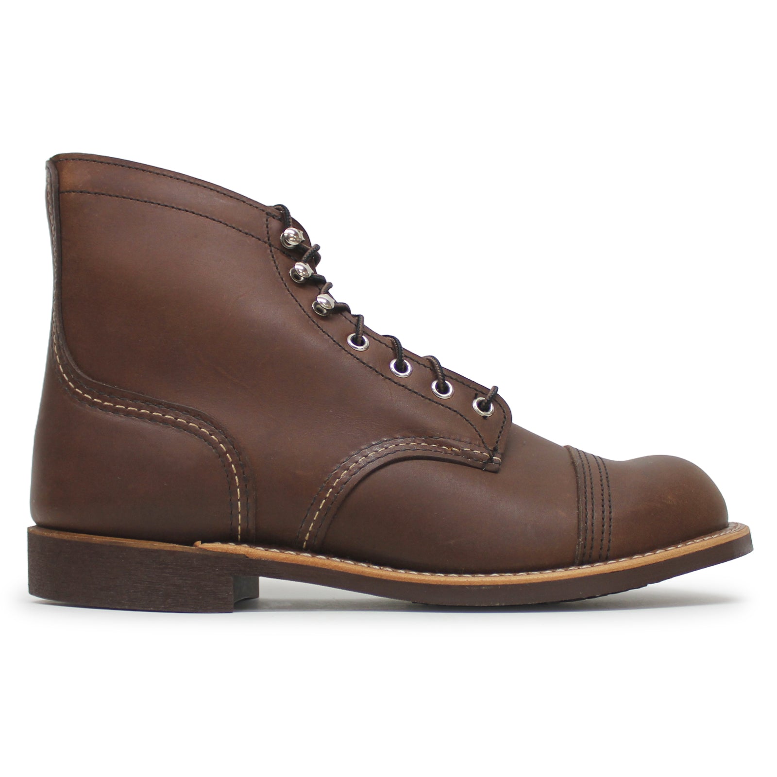 Red Wing Iron Ranger Leather Mens Boots#color_amber