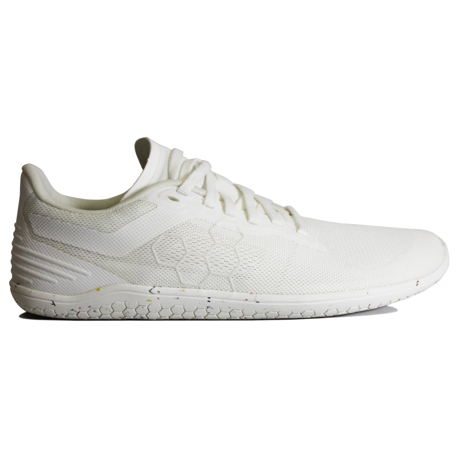 Vivobarefoot Geo Racer II Textile Mens Trainers#color_bright white