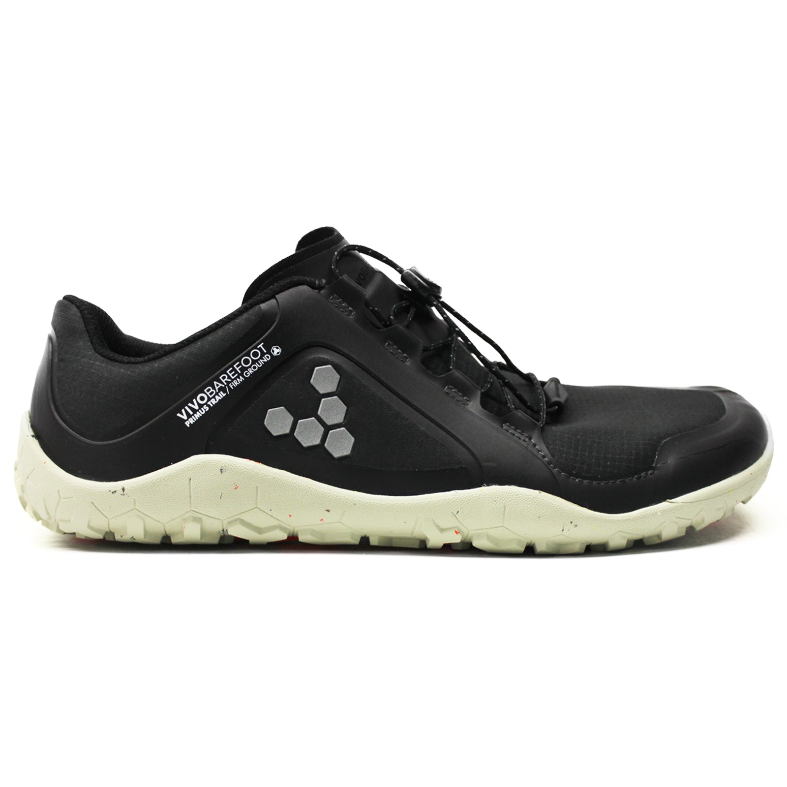 Vivobarefoot Primus Trail II All Weather FG 206096-05 Textile Synthetic Womens Trainers - Obsidian - 39#color_obsidian