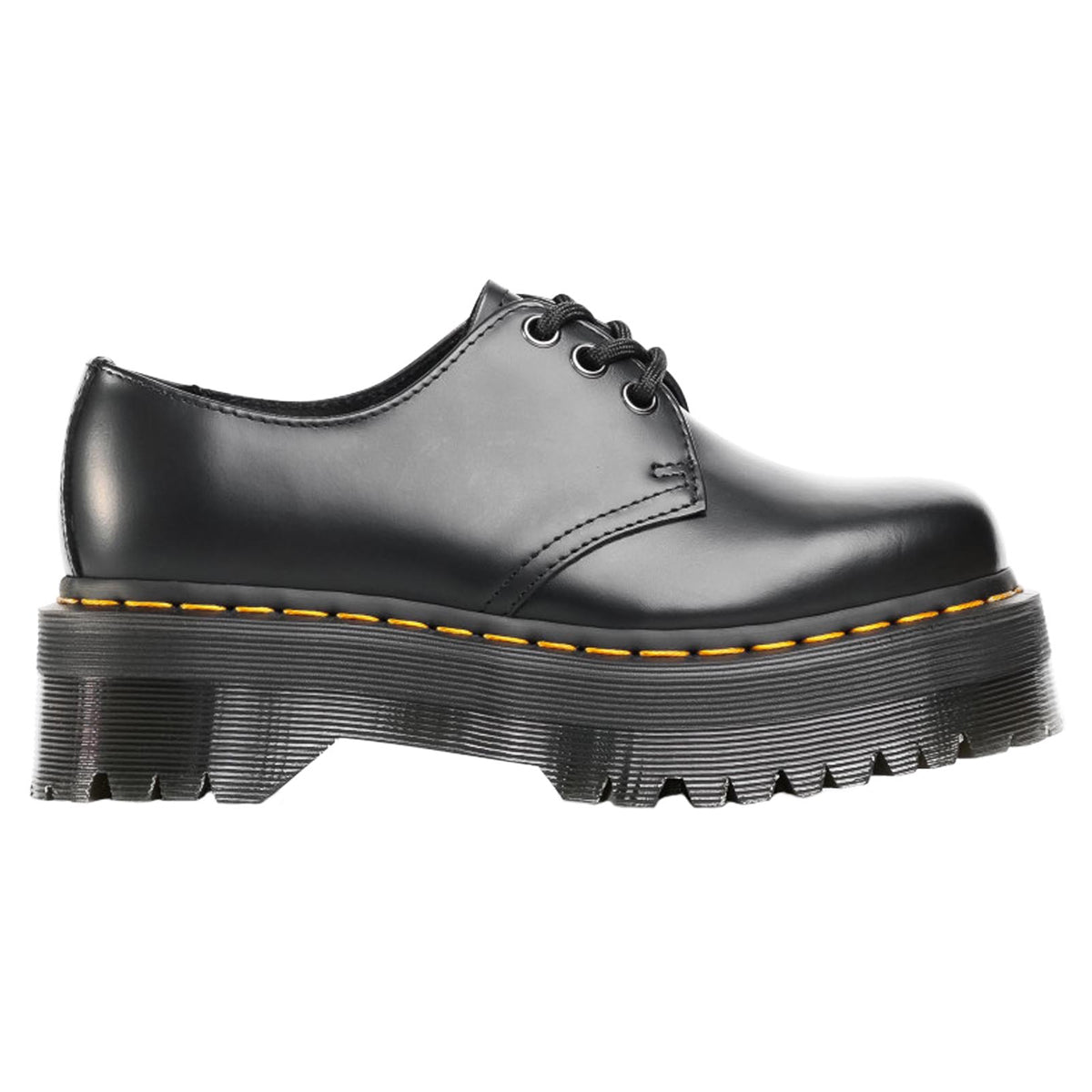 Dr. Martens 1461 Quad Polished Smooth leather Unisex Shoes#color_black