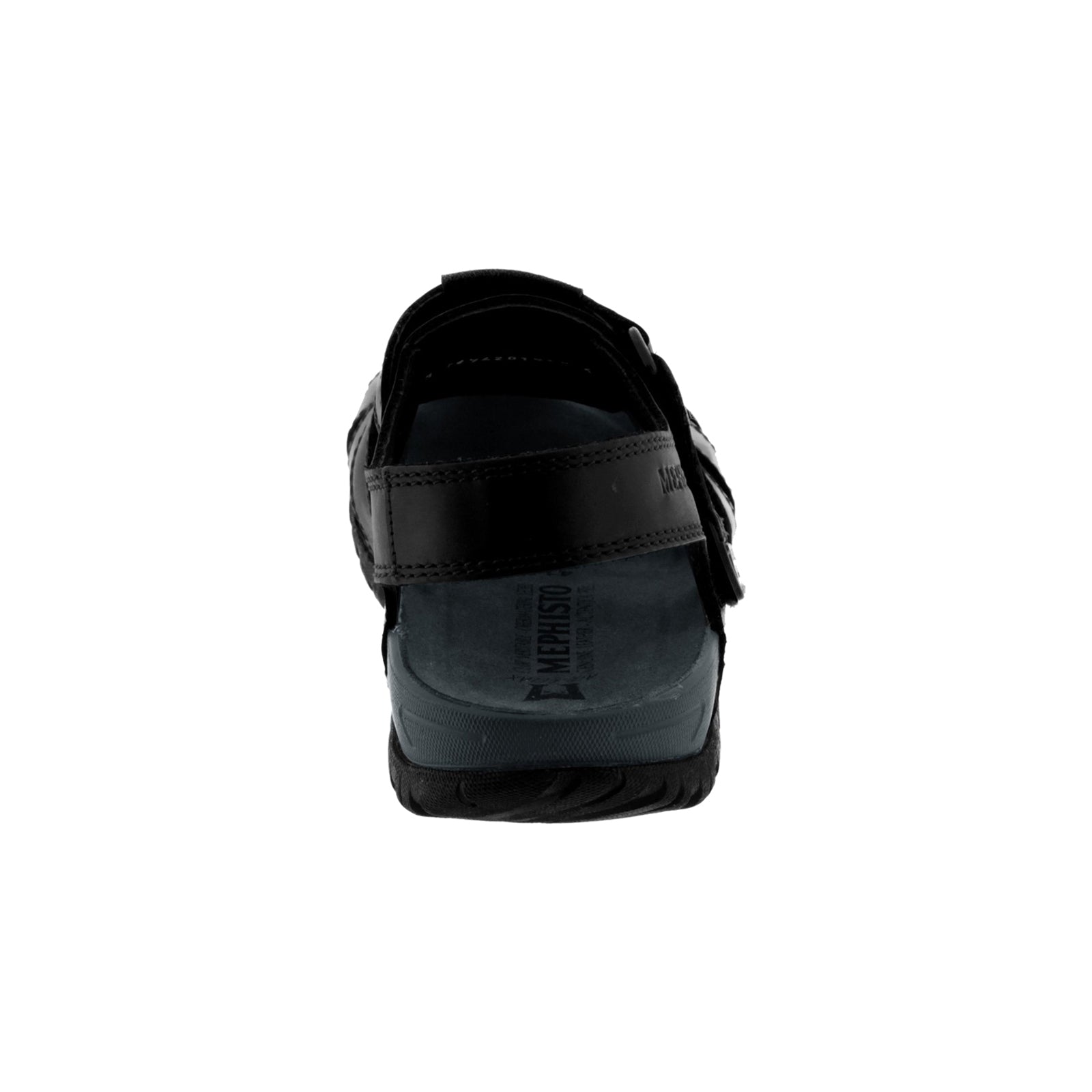 Mephisto Basile Nubuck Mens Sandals#color_black