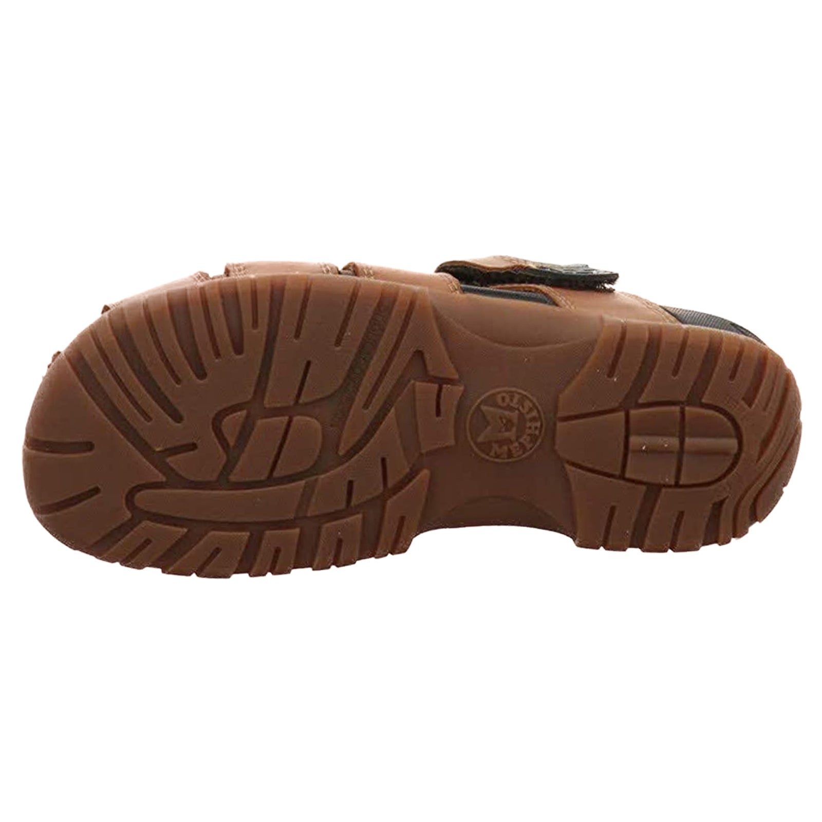 Mephisto Basile Nubuck Mens Sandals#color_chesnut